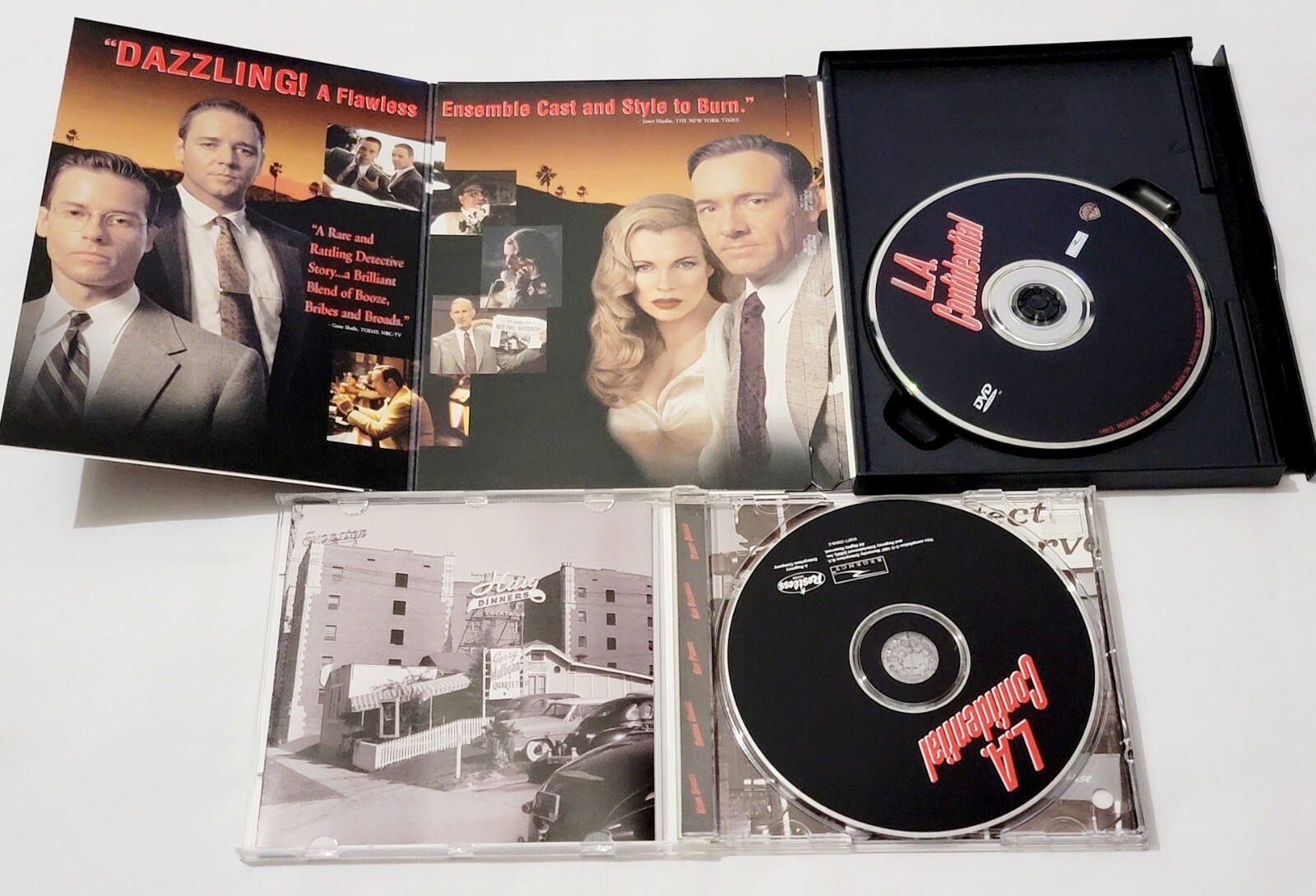 LA Confidential DVD & CD Soundtrack, 21 & American Beauty / Virgin Suicides Lot
