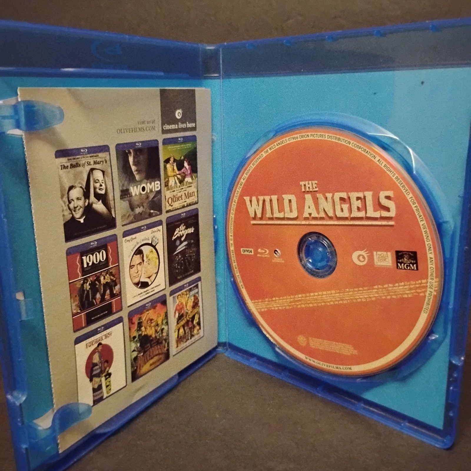 Rare OOP The Wild Angels [Blu-ray, 1966] Peter Fonda, Bruce Dern, Olive Films