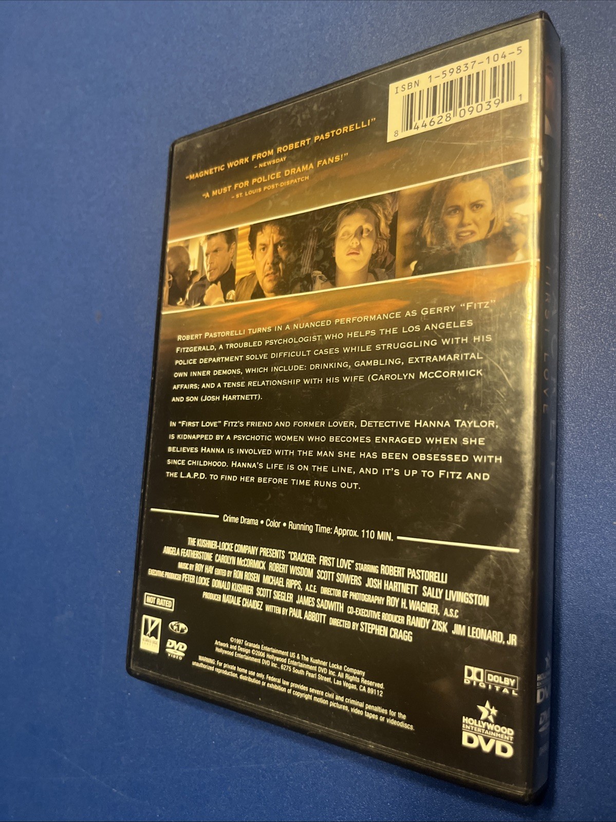 Cracker: First Love (DVD, NR, 1997) 110min, Josh Hartnett, RARE HTF