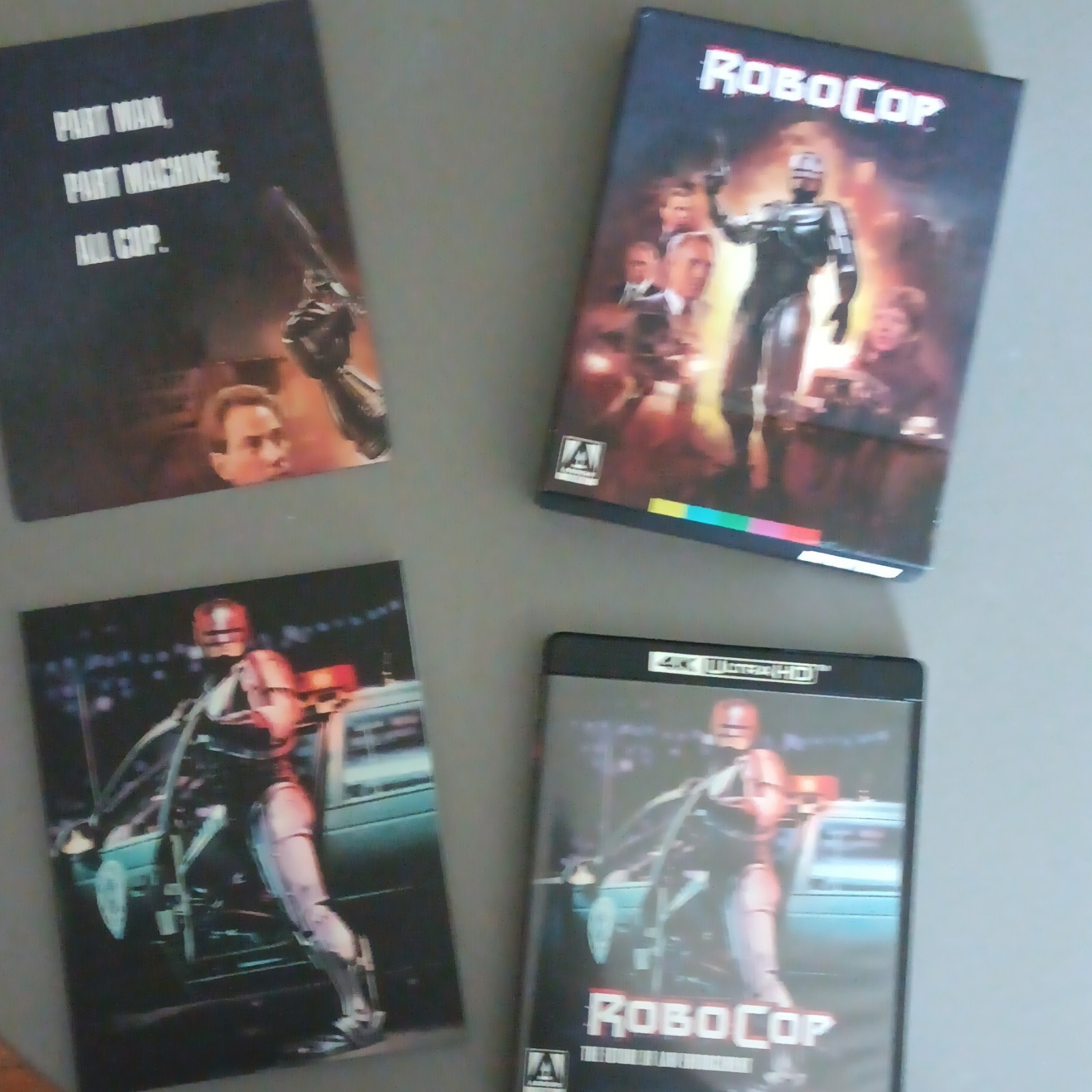 Arrow Video RoboCop Limited Edition 4K UHD + Blu-ray Slipcase w/ Book
