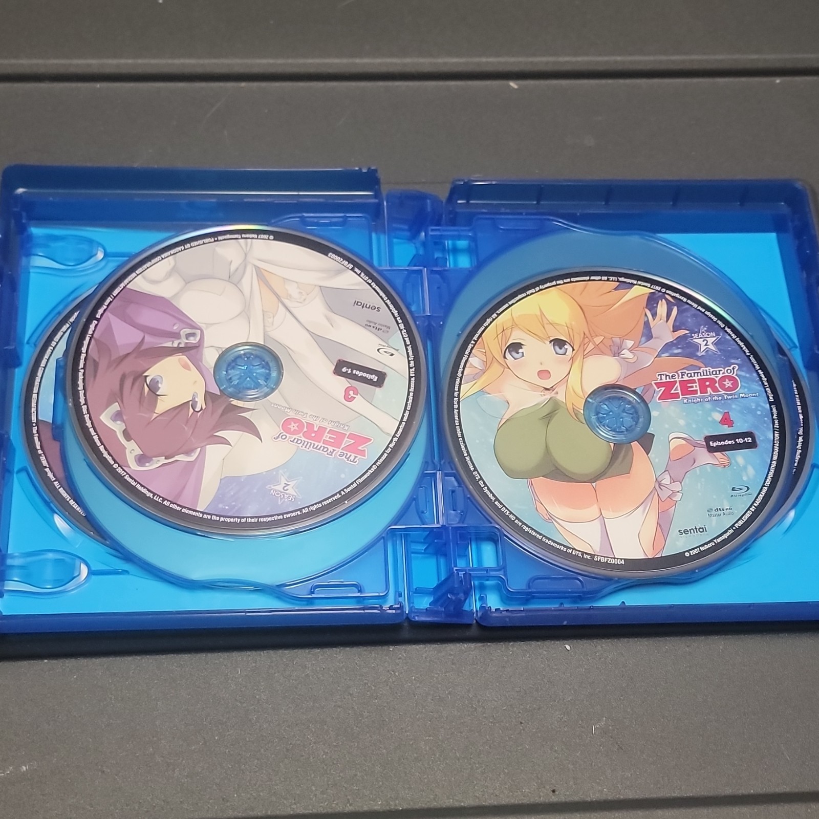 Sentai Filmworks The Familiar of Zero Complete Series Blu-ray 8-Disc Box Set