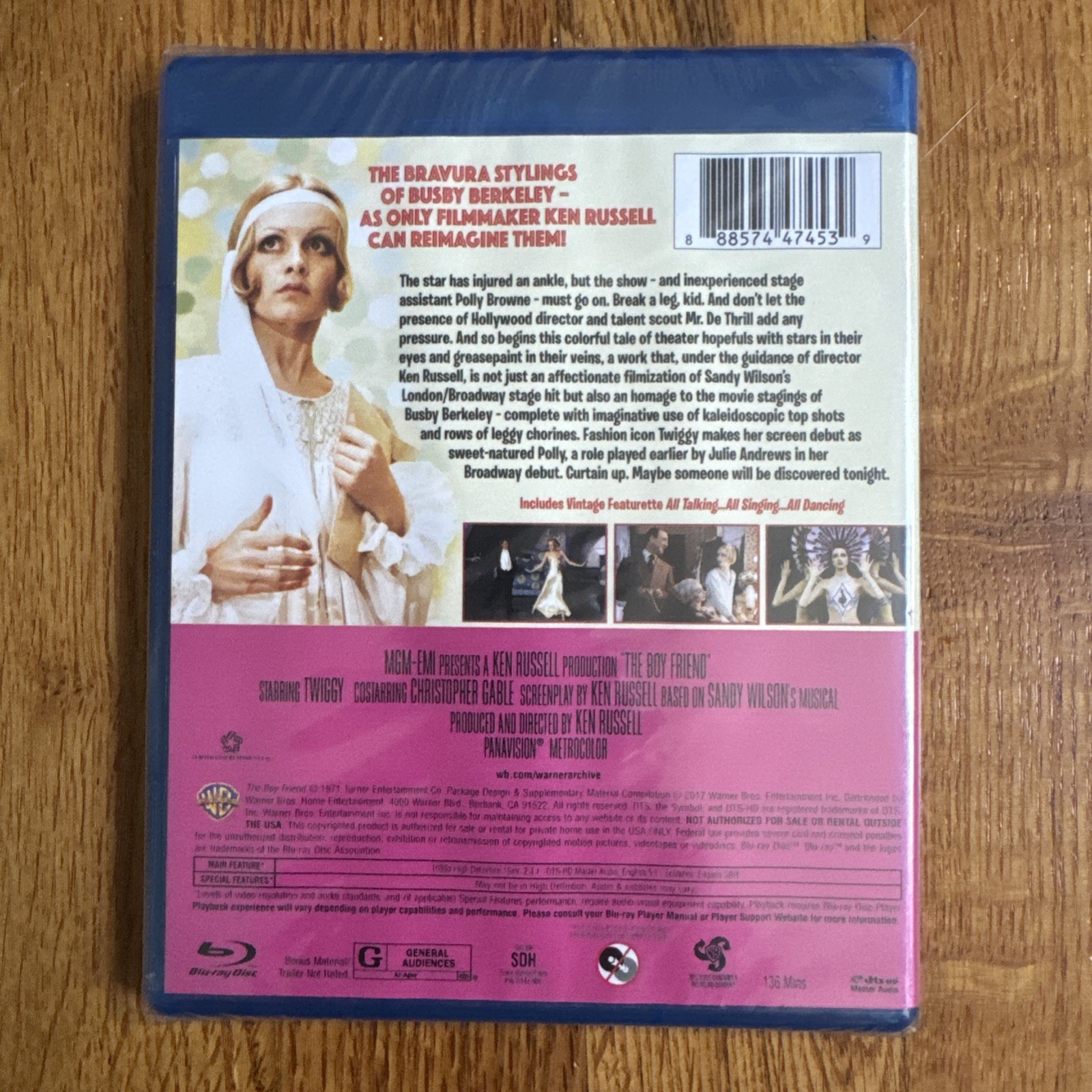 The Boy Friend 1971 Warner Archive Collection Blu-ray 2017 Twiggy Boyfriend