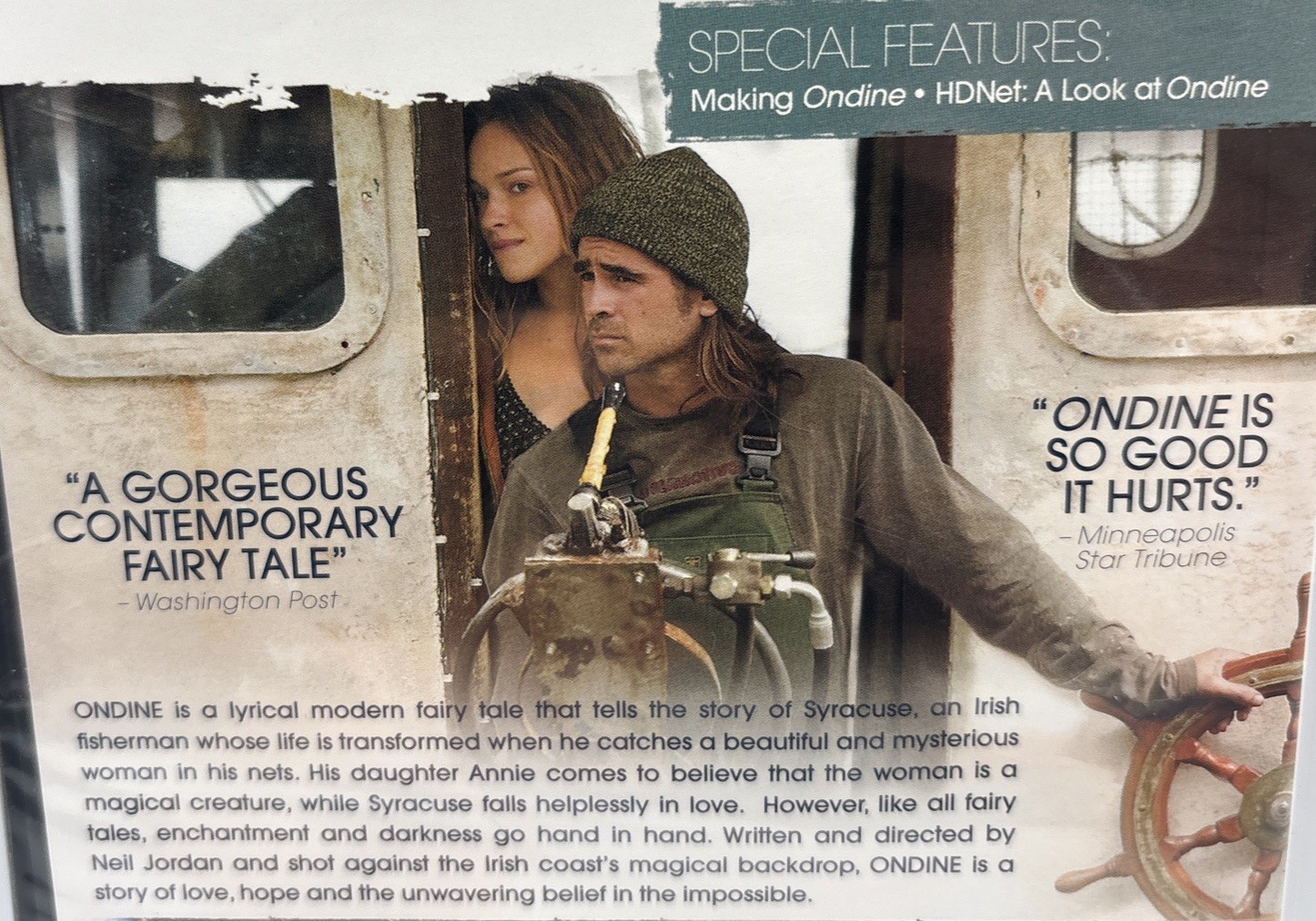 Ondine: Magnolia DVD, Widescreen, NTSC 1, PG-13, 2009, Factory Sealed