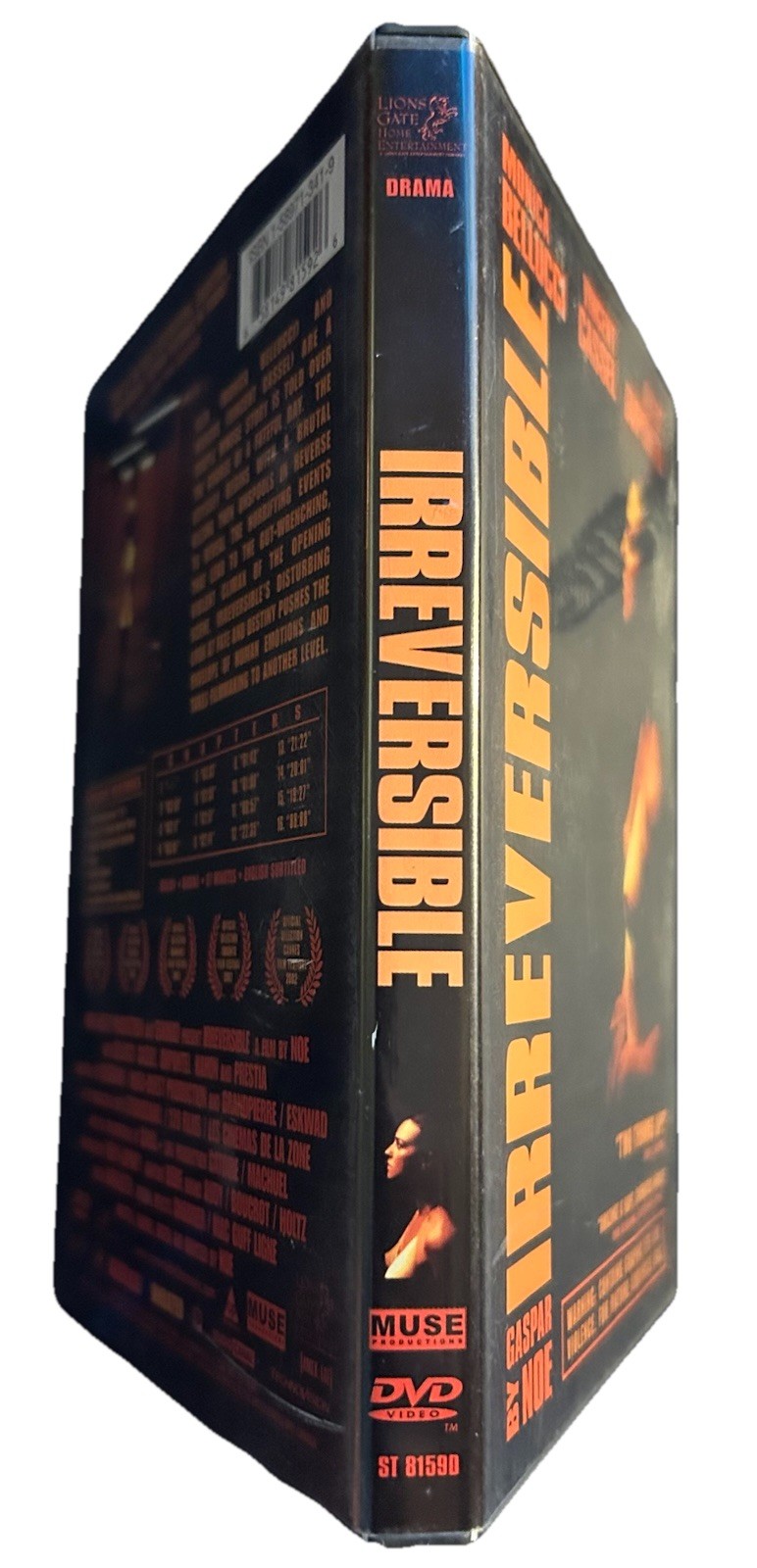 Irreversible (2002) 🧯DVD🧯Muse Productions Uncut NC-17 Special Edition *OOP!*