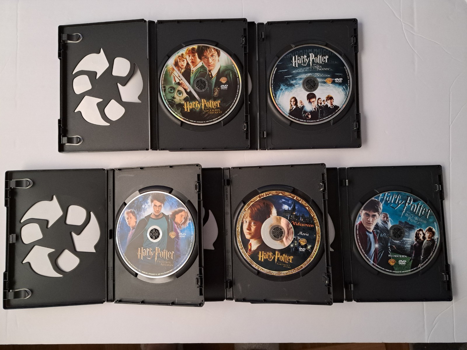 Lot of 5 – Harry Potter Wide Screen DVD Movies-see description for Titles