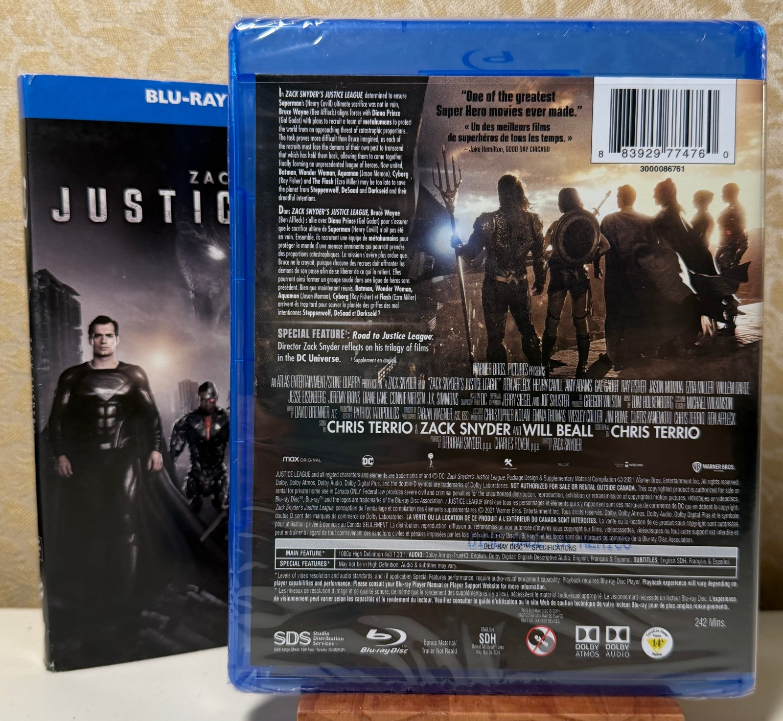 Zack Snyder’s, Justice League (Blu-Ray) – NEW SEALED