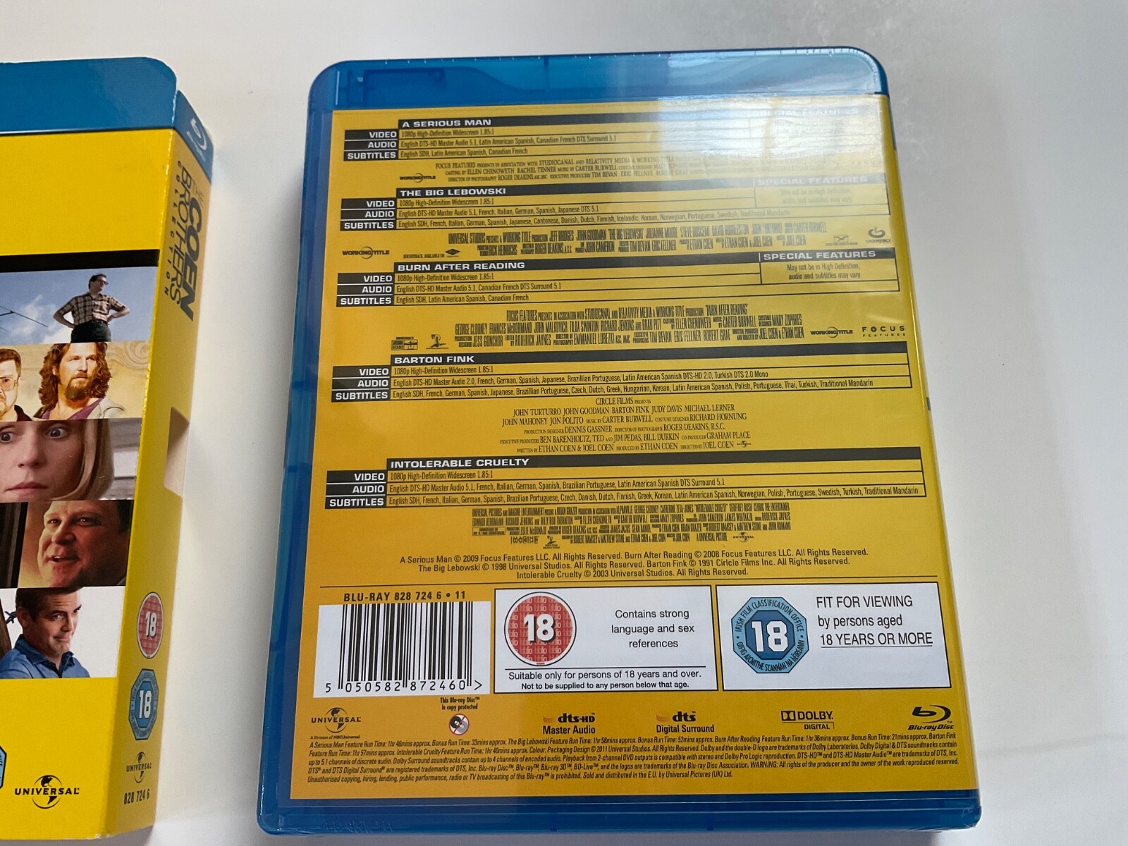 Coen Brothers Collection (Blu-ray, 2011) Region Free UK Import BRAND NEW! SEALED