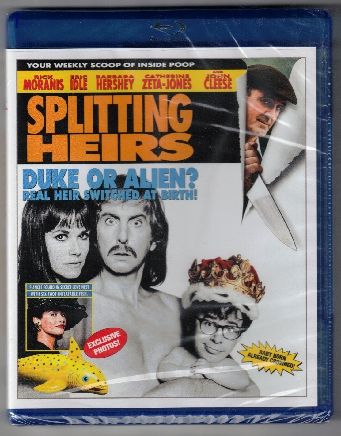 NEW! SEALED! Splitting Heirs [1993/2021] Blu-ray + RETRO VHS slipcover (Moranis)
