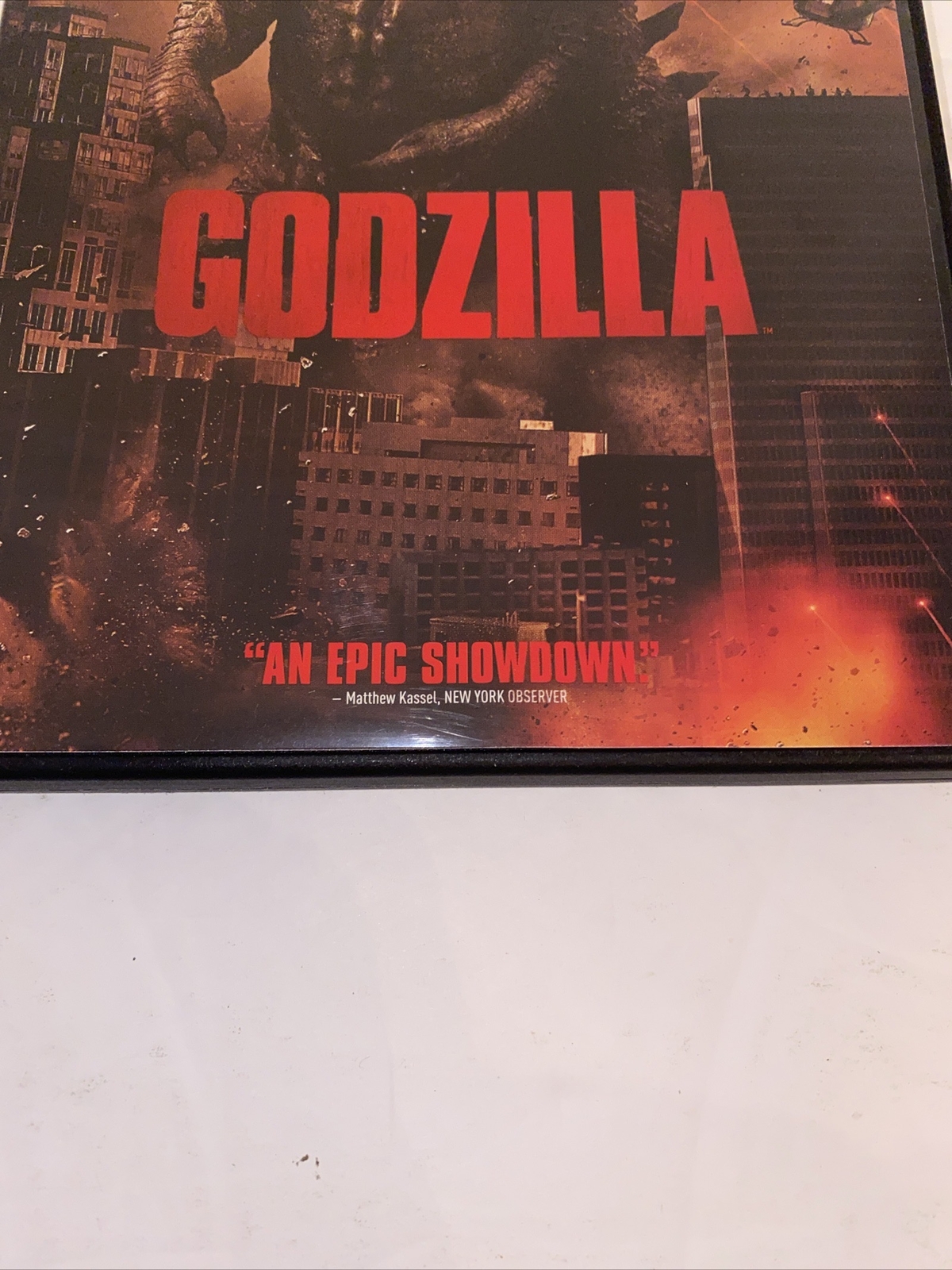 GODZILLA DVD 2014 with Bonus Disc Aaron Taylor-Johnson Gareth Edwards TOHO