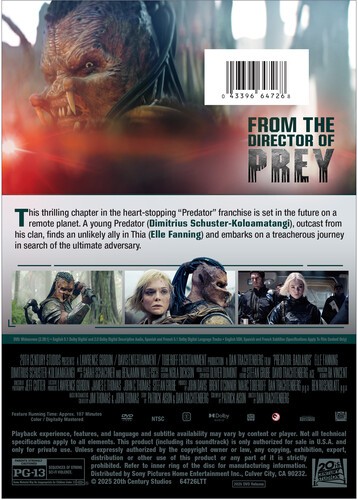 Predator: Badlands [New DVD] Anamorphic, Dubbed, Sign Language, Subtitled