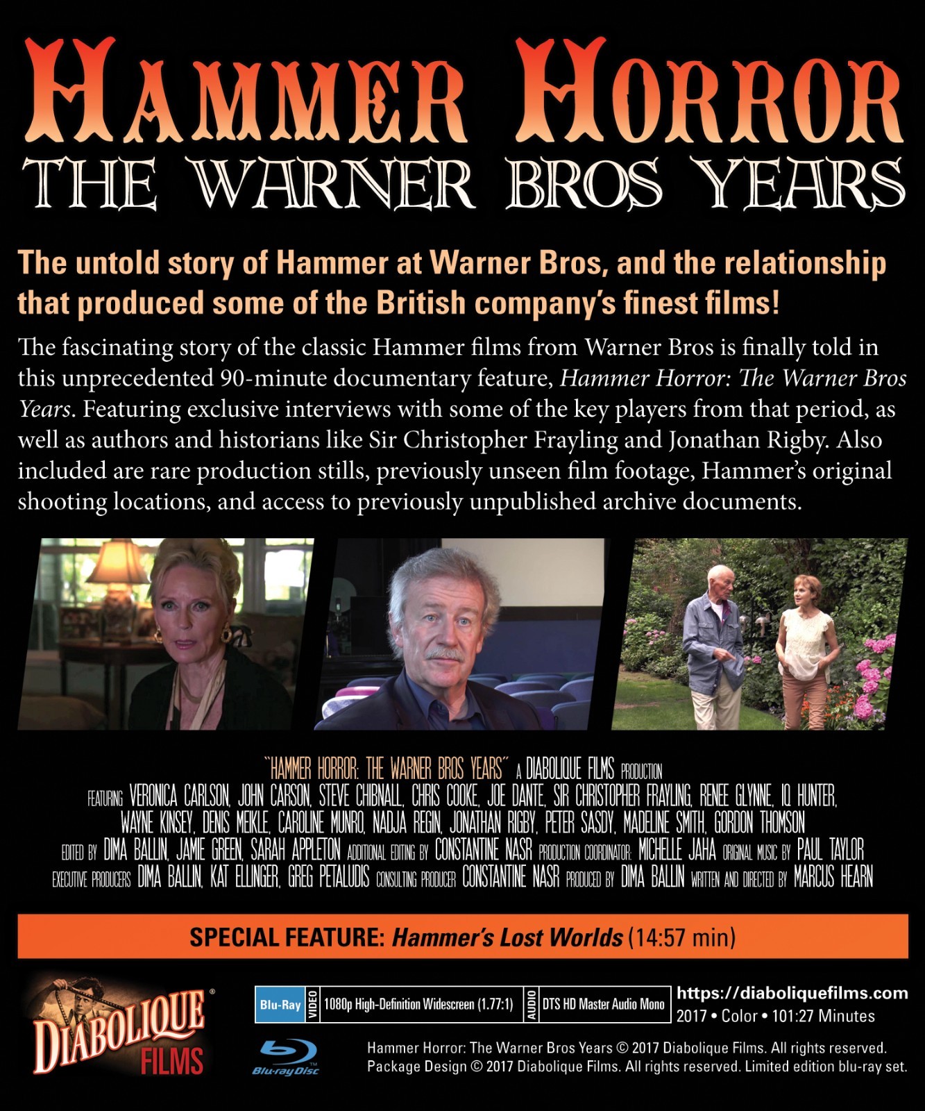 Hammer Horror: The Warner Bros Years RARE Original OOP Blu-Ray FACTORY SEALED