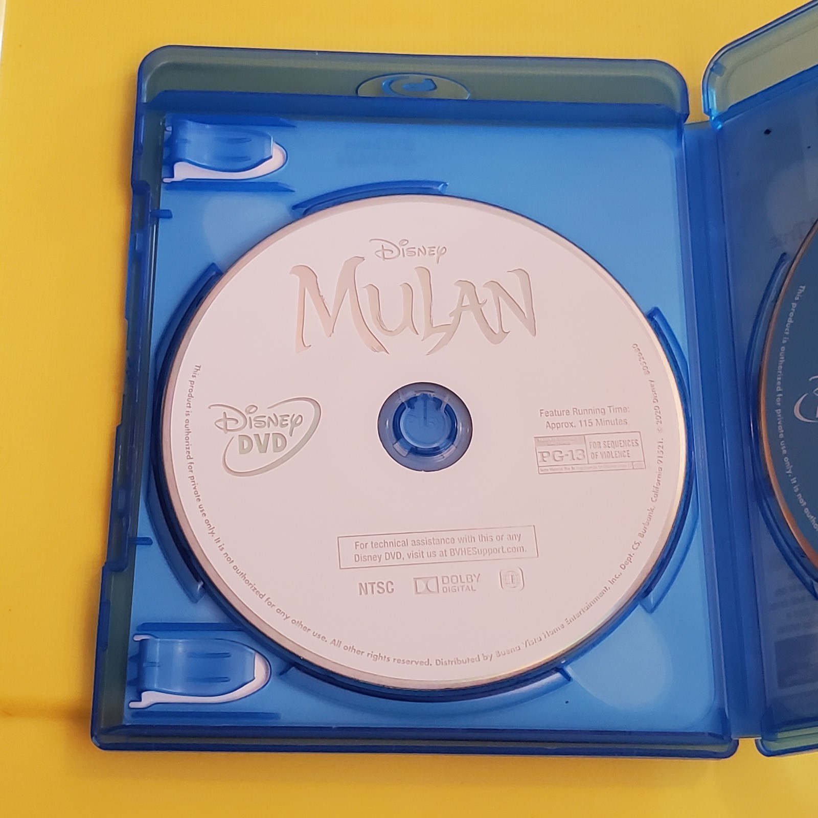 Disney Mulan Blu-ray DVD Digital Code Multi-Screen Edition 2020 PG-13 Niki Caro