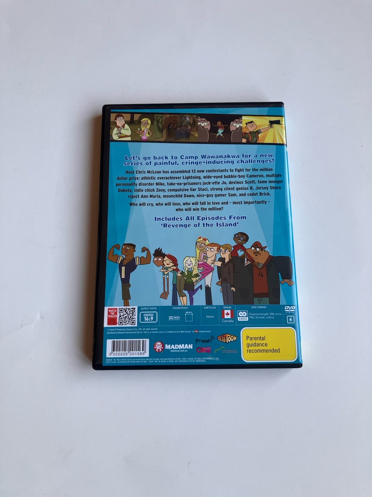 Total Drama: Revenge On The Island (Complete Season) TV Series – 2-DVD Set