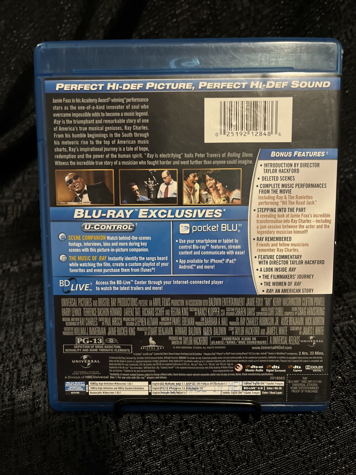 Ray (Blu-ray/DVD, 2012, 2-Disc Set)