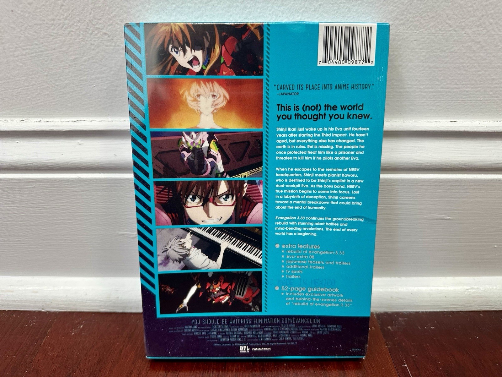 Evangelion 3.33 You Can {Not} Redo Rare Anime DVD Set – Brand New & Sealed