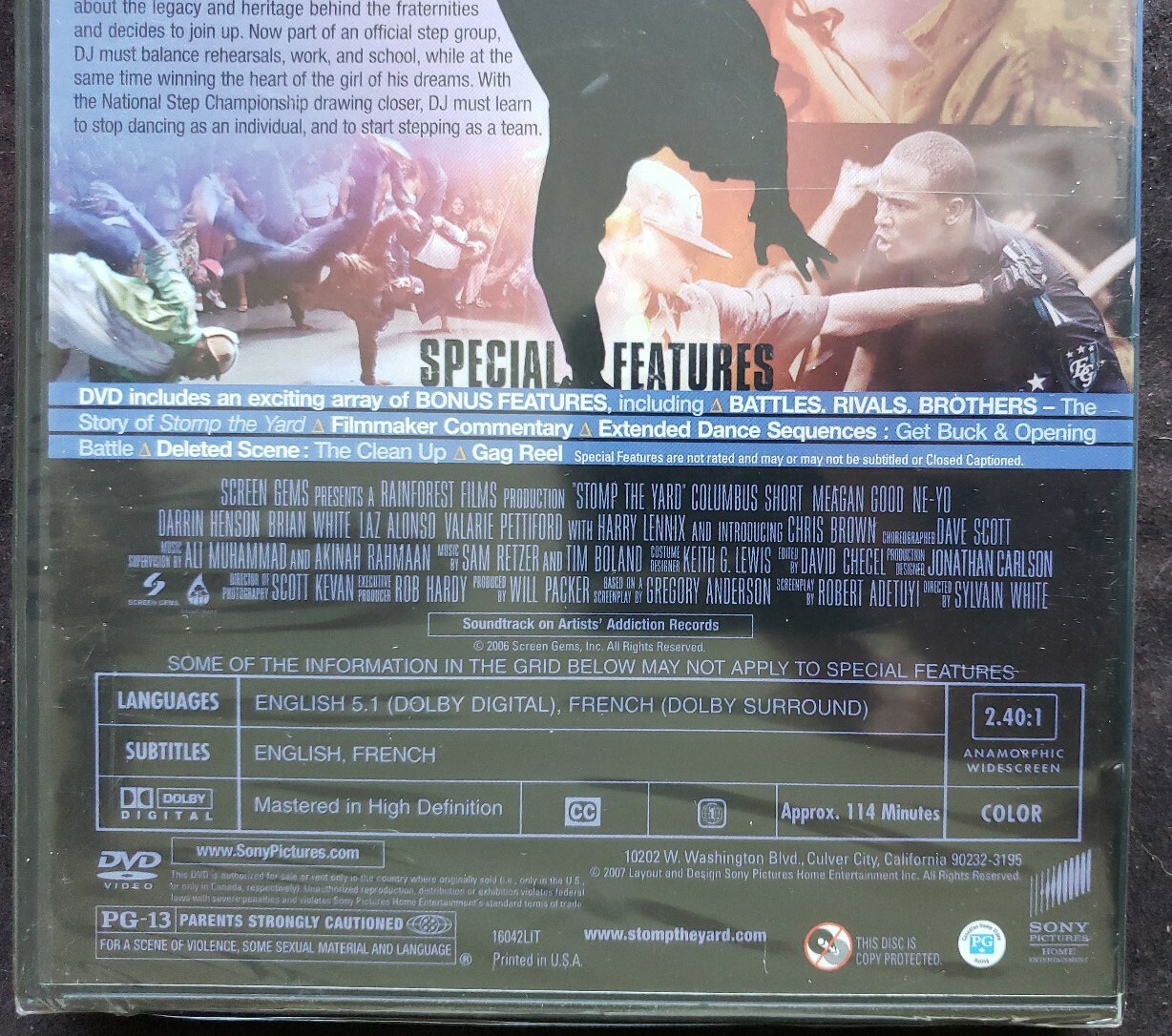 Stomp The Yard (DVD, 2007, Widescreen) Brand New Factory Sealed 100% Guaranteed