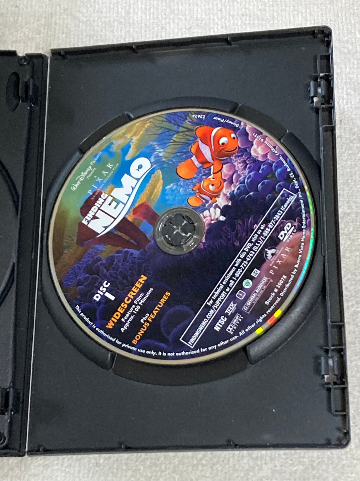 Finding Nemo DVD 2001/2003 2-Disc Collection Edition 1.33:1 & 16:9