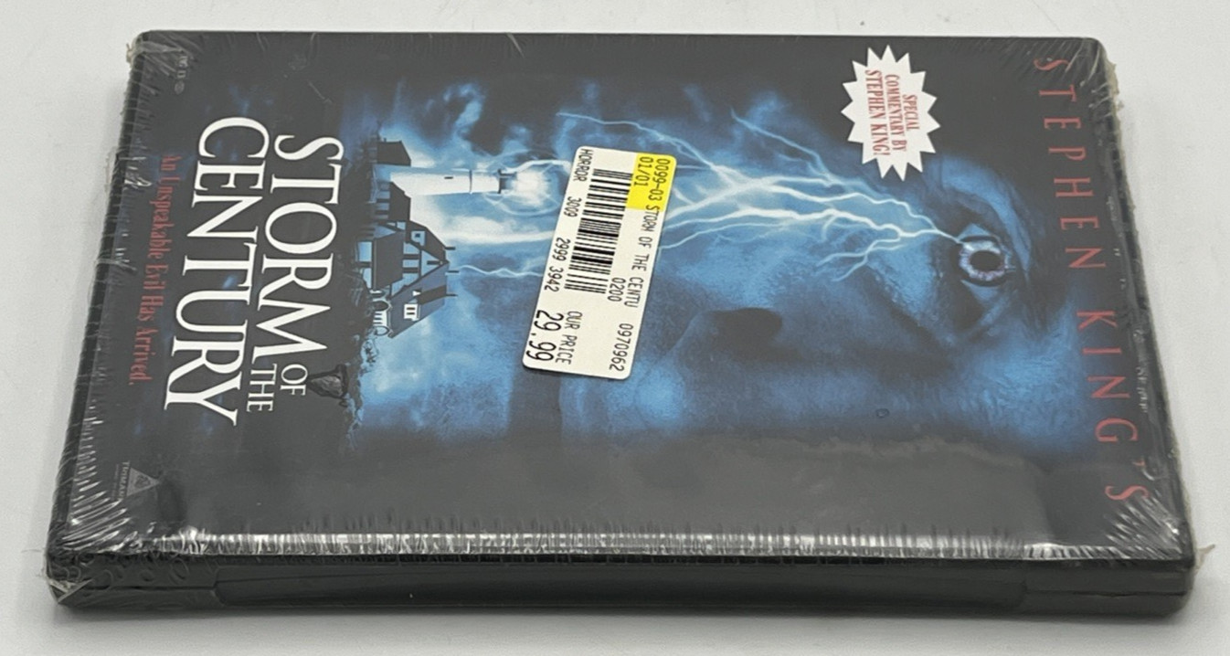 Stephen King’s Storm of the Century DVD 1999 New Sealed Complete TV Miniseries