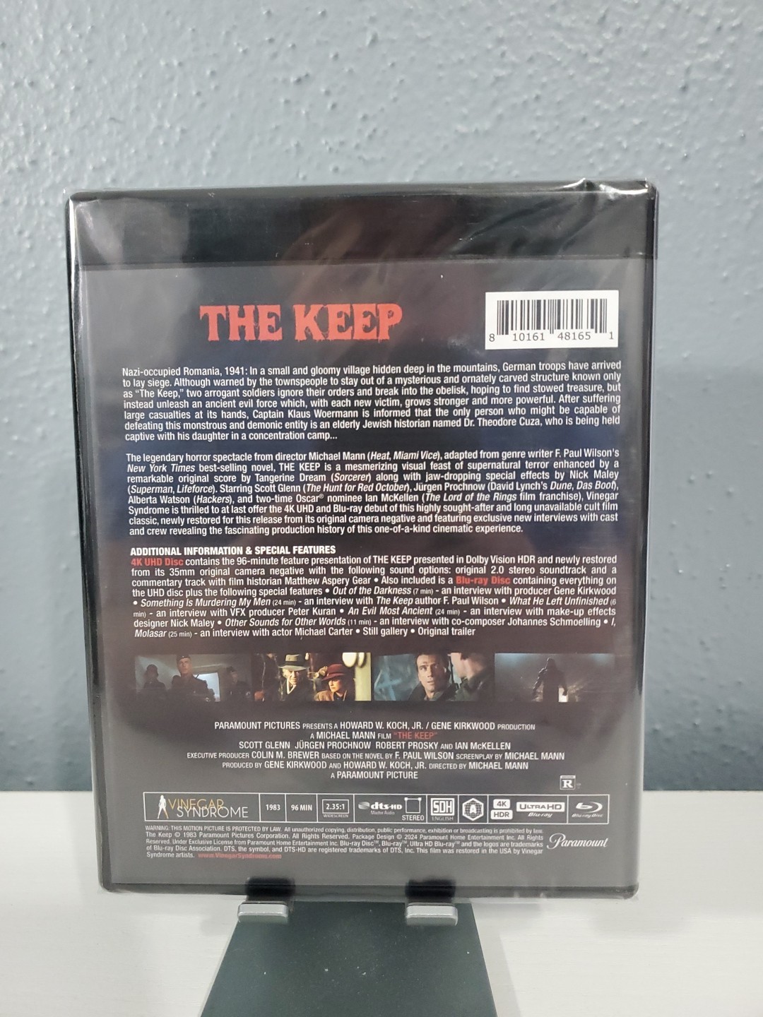 The Keep (4K UHD Blu-ray, 1983, Widescreen) Vinegar Syndrome Brand New Sealed