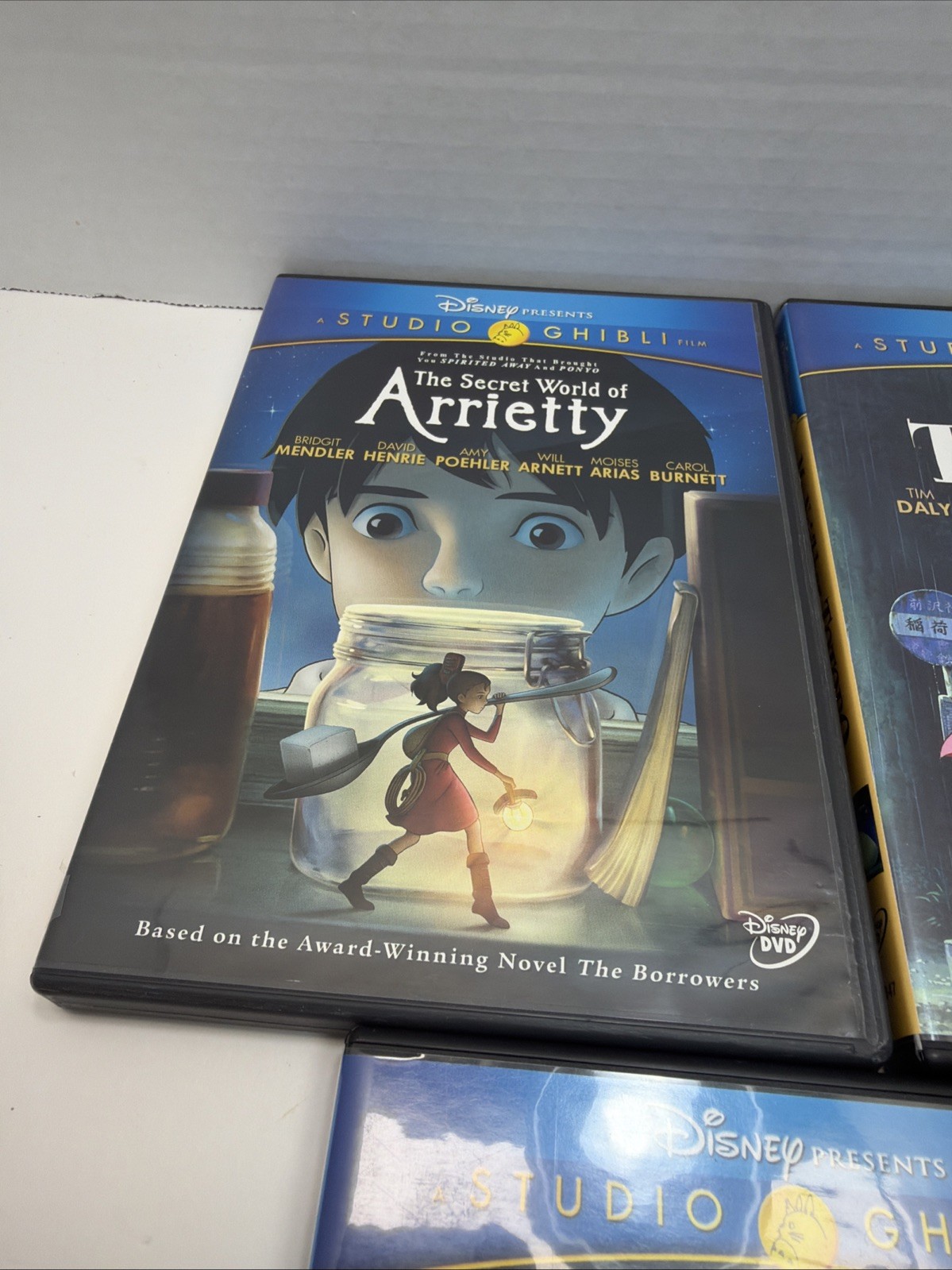 Lot Of 5 Disney Presents Studio Ghibli DVD Anime