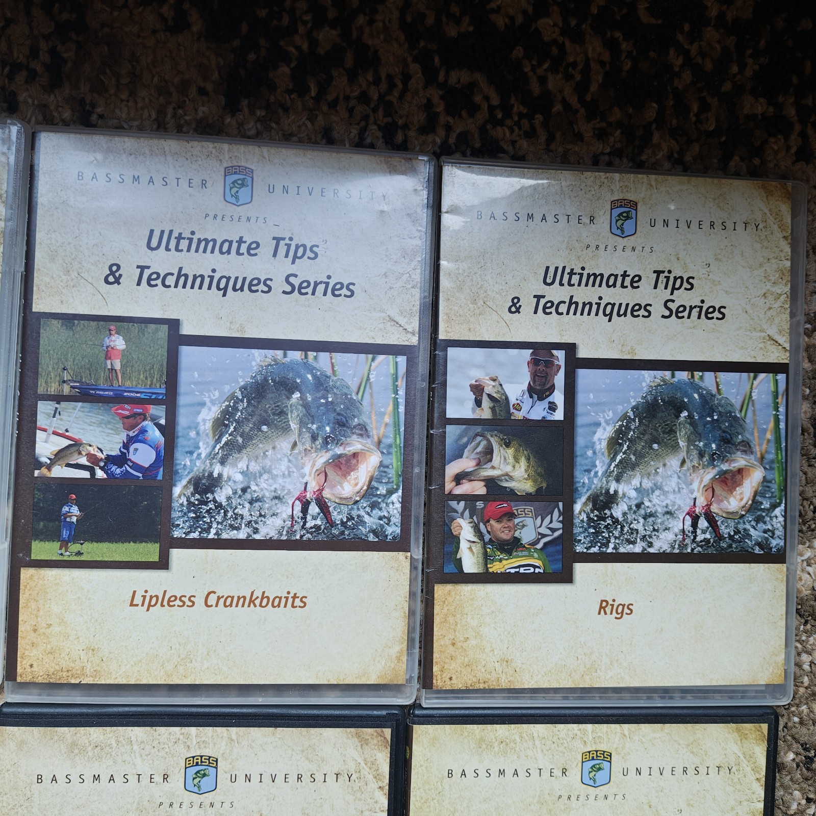 Lot of 14 Bassmaster University Ultimate Tips & Tricks Series