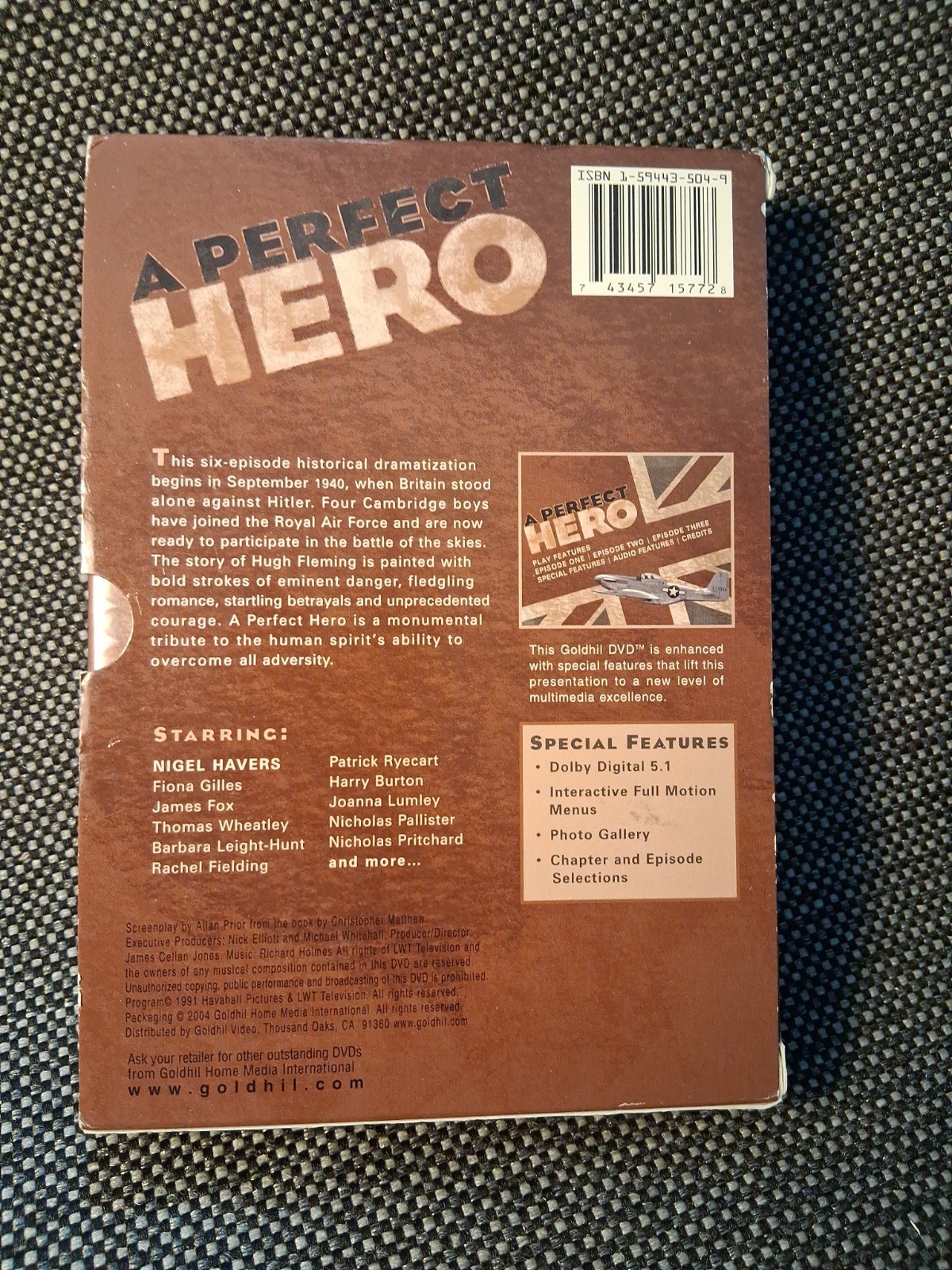 A PERFECT HERO (DVD, 2004, 2-Disc Set) **Rare, OOP!** Digital Collectors Edition