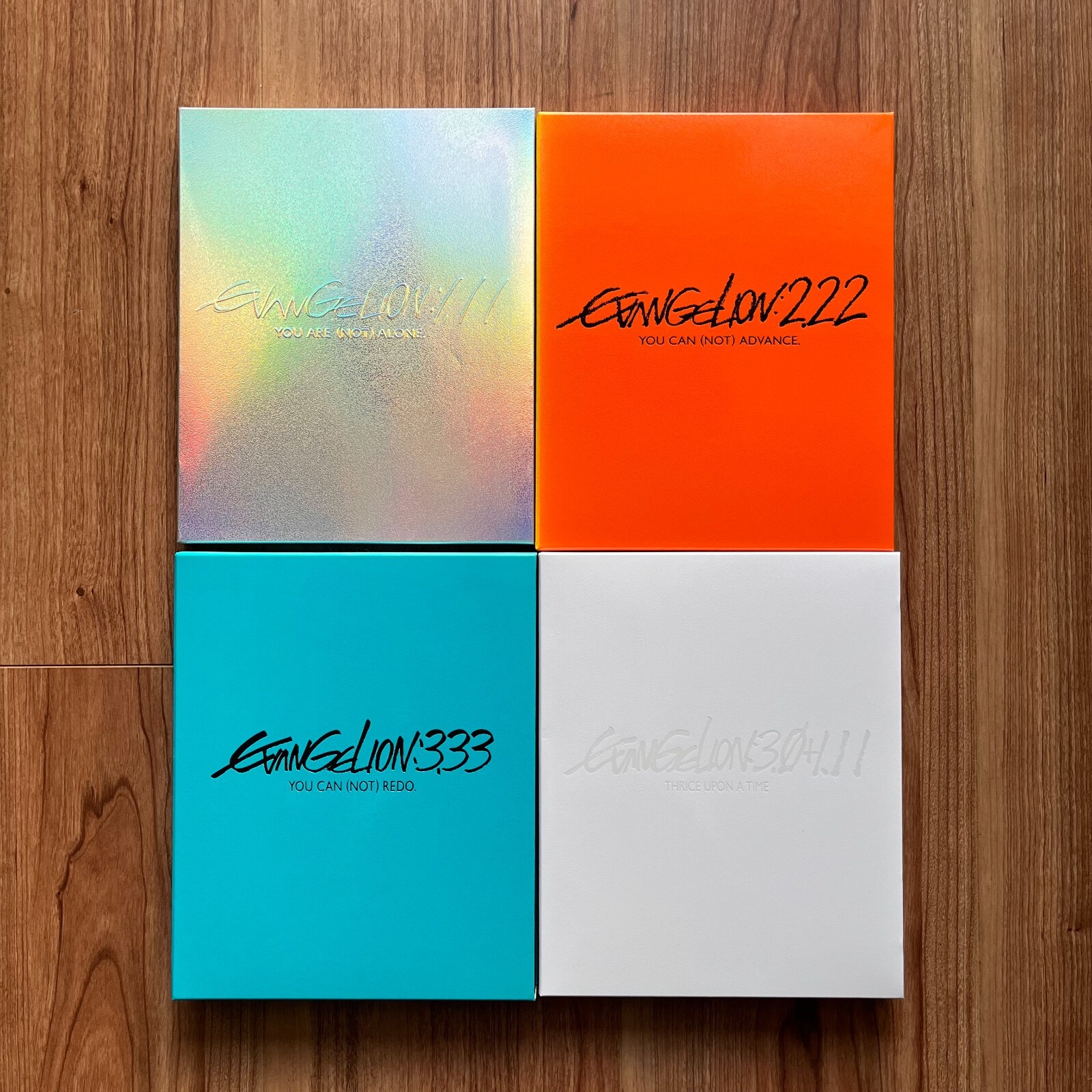 Shin EVANGELION 1.11 2.22 3.33 3.0+1.0 Blu-ray complete Set Limited Edition Used
