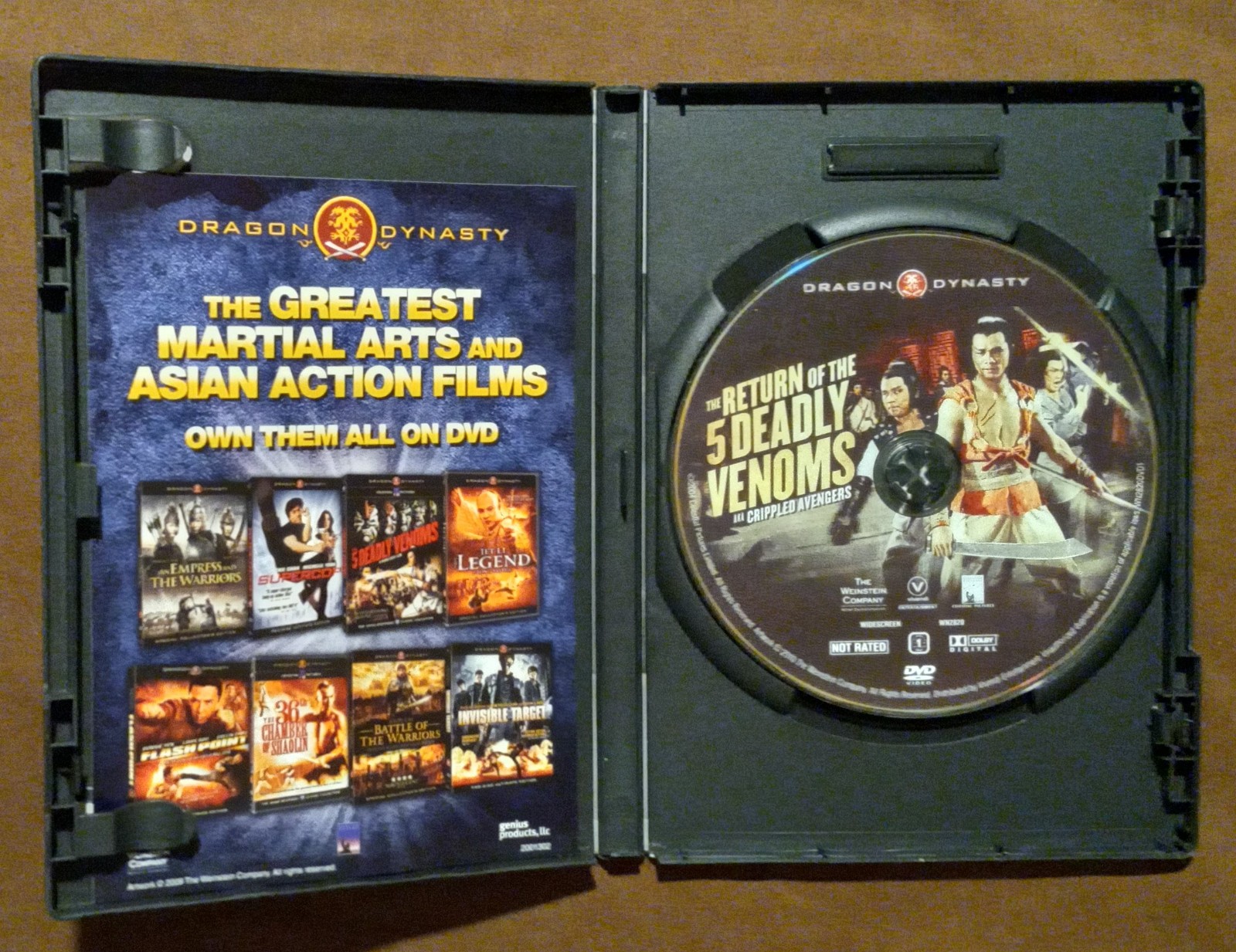 Shaw Brothers – Lot of 11 – Original Dragon Dynasty DVD’s – Region 1
