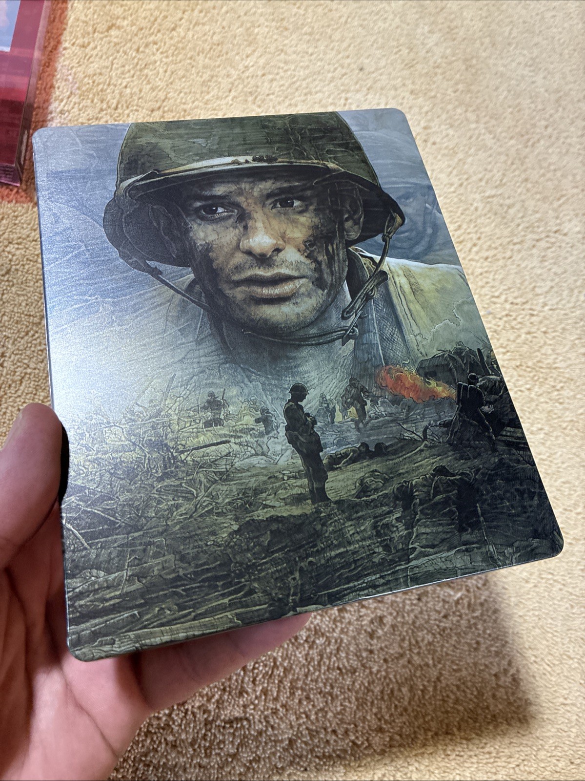 HACKSAW RIDGE: 4K ULTRA HD + BLURAY, STEELBOOK, BEST BUY ONLY. OOP.