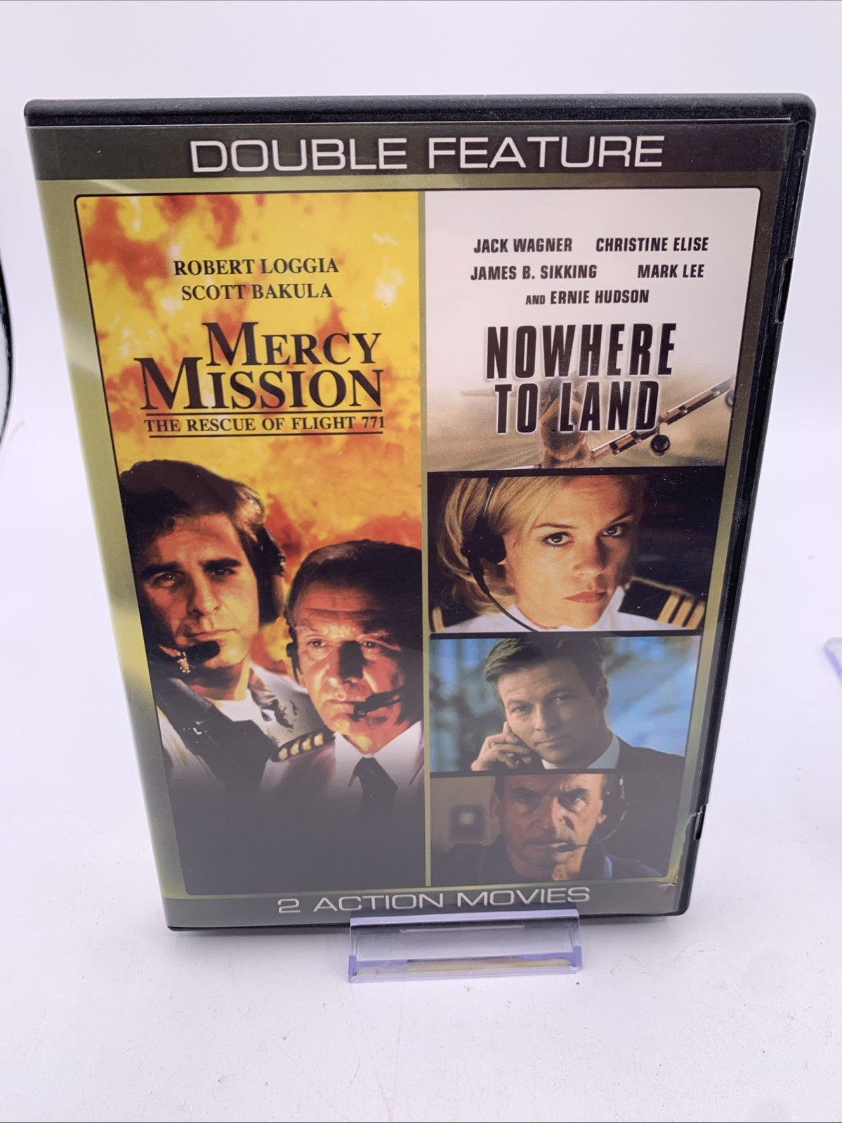 Mercy Mission/Nowhere to Land (DVD, 2007) RARE OUT OF PRINT. **FREE SHIPPING**