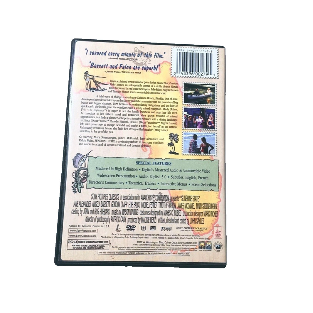 Sunshine State DVD NEW SEALED Jane Alexander Edie Falco Angela Bassett NEW
