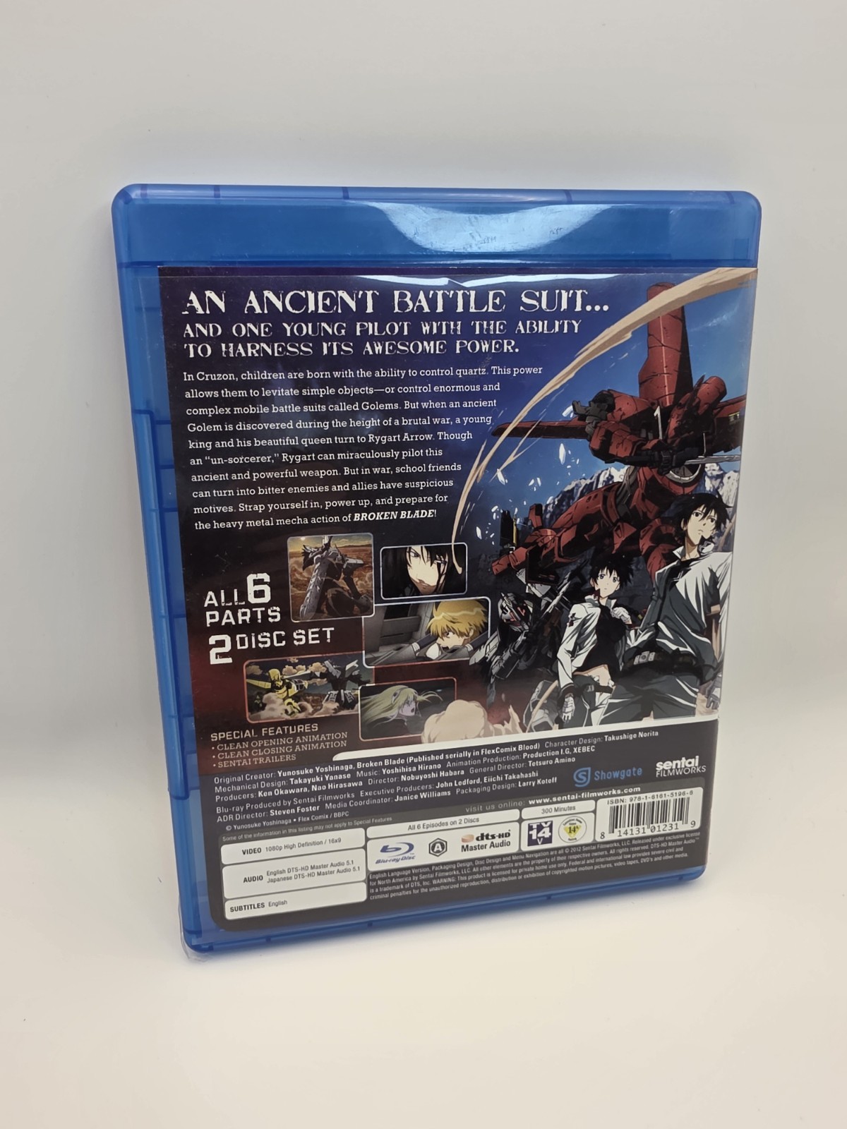 Broken Blade The Complete Film Series Blu-ray Anime OOP Sentai