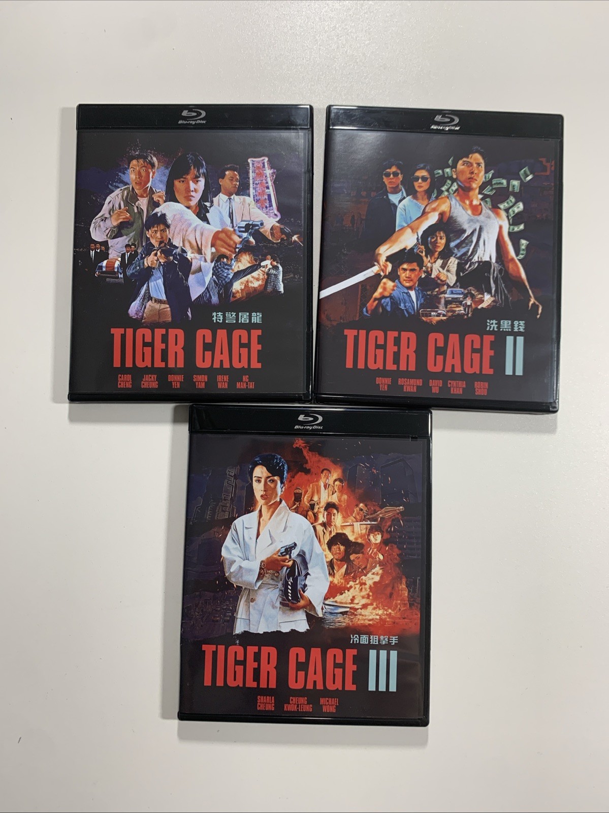 Tiger Cage Trilogy – 88 Films Blu-ray Box Set – Region B