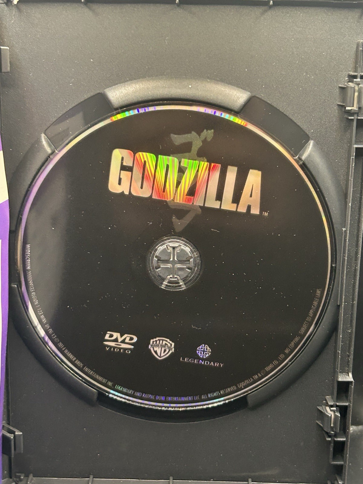 Godzilla DVD 2014 Bryan Cranston Gareth Edwards Action Sci-Fi Monster Film