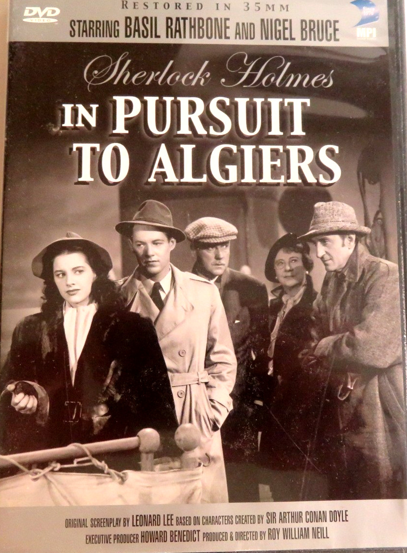 Sherlock Holmes In Pursuit to Algiers (1969) Restored 35 mm B&W, MPI Home Video