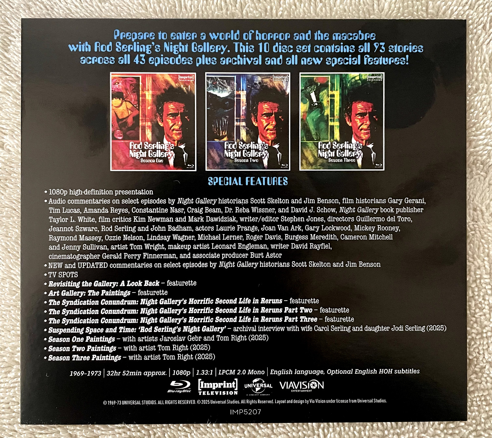 Rod Serling’s Night Gallery The Complete Collection Blu-Ray – Imprint Television