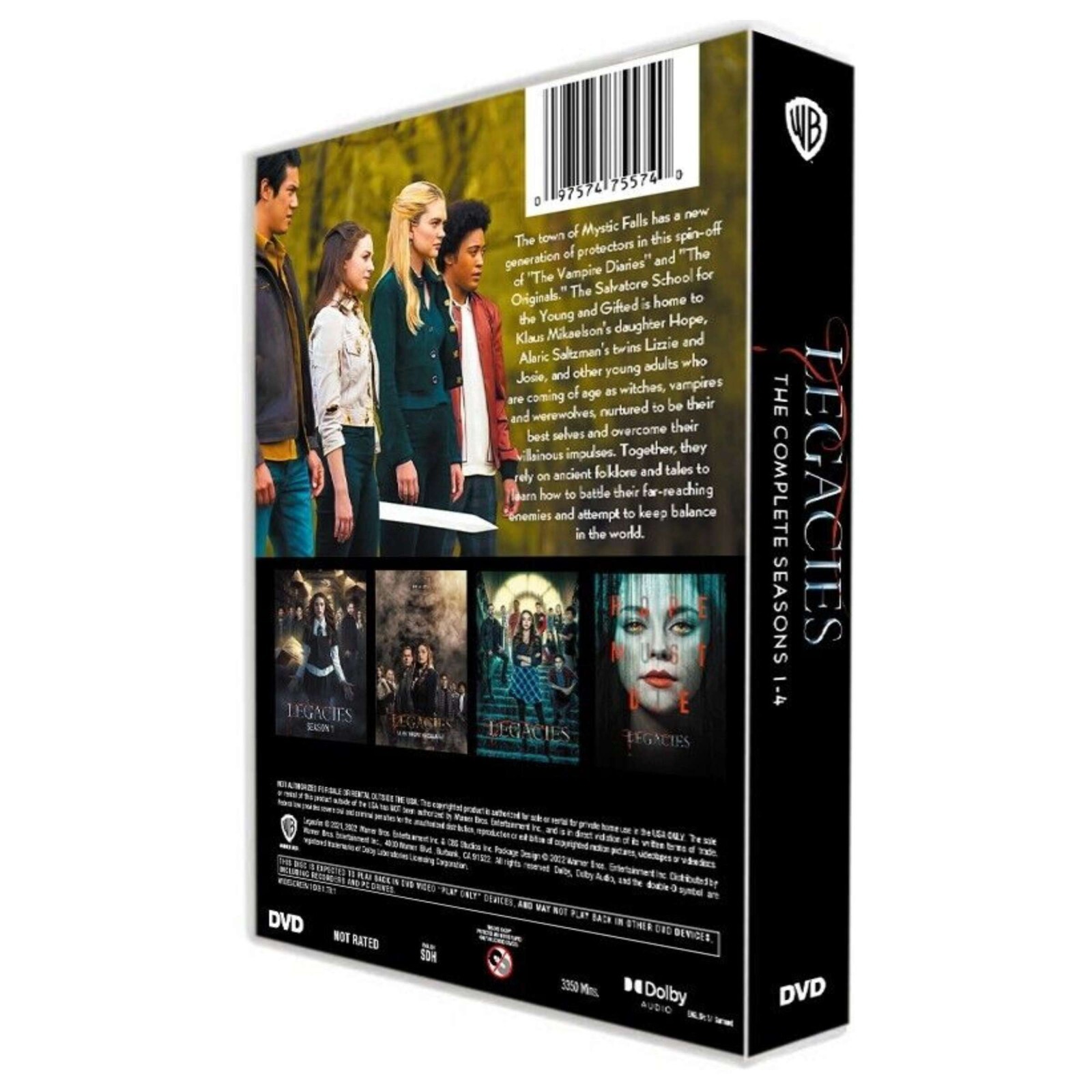 LEGACIES Seasons 1-4 – the Complete Series 1 2 3 4 (DVD 13-Disc Set) – Region 1