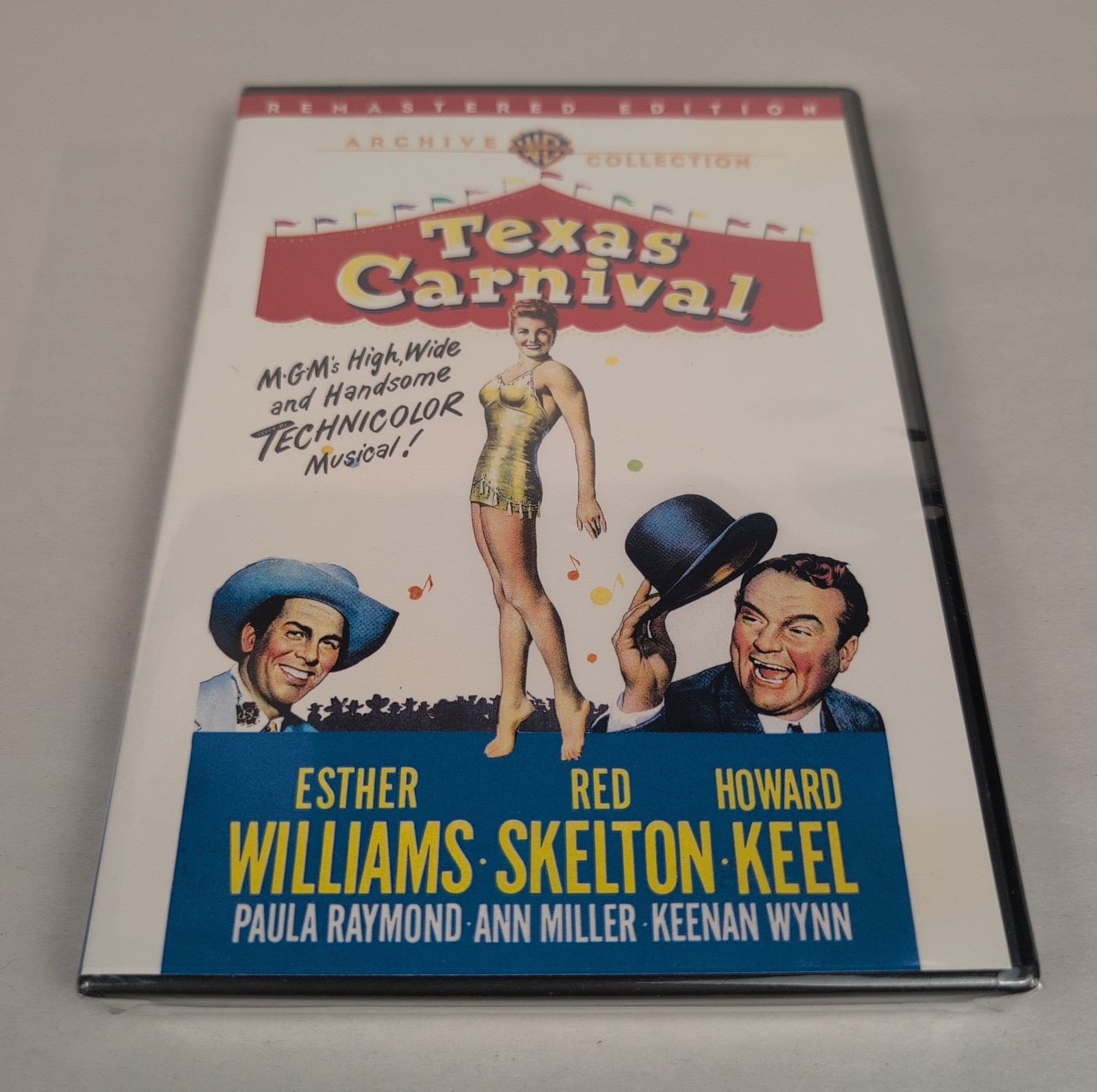 Texas Carnival DVD Esther Williams Red Skelton WB Archive Collection New Sealed