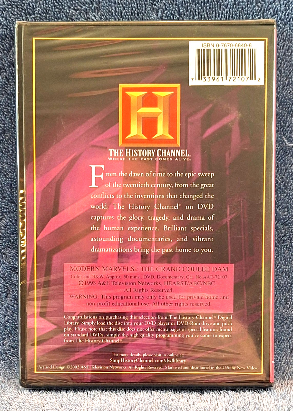 4 DVDs, The History Channel: The Past Comes Alive, Shrine of Miracles, al et NEW