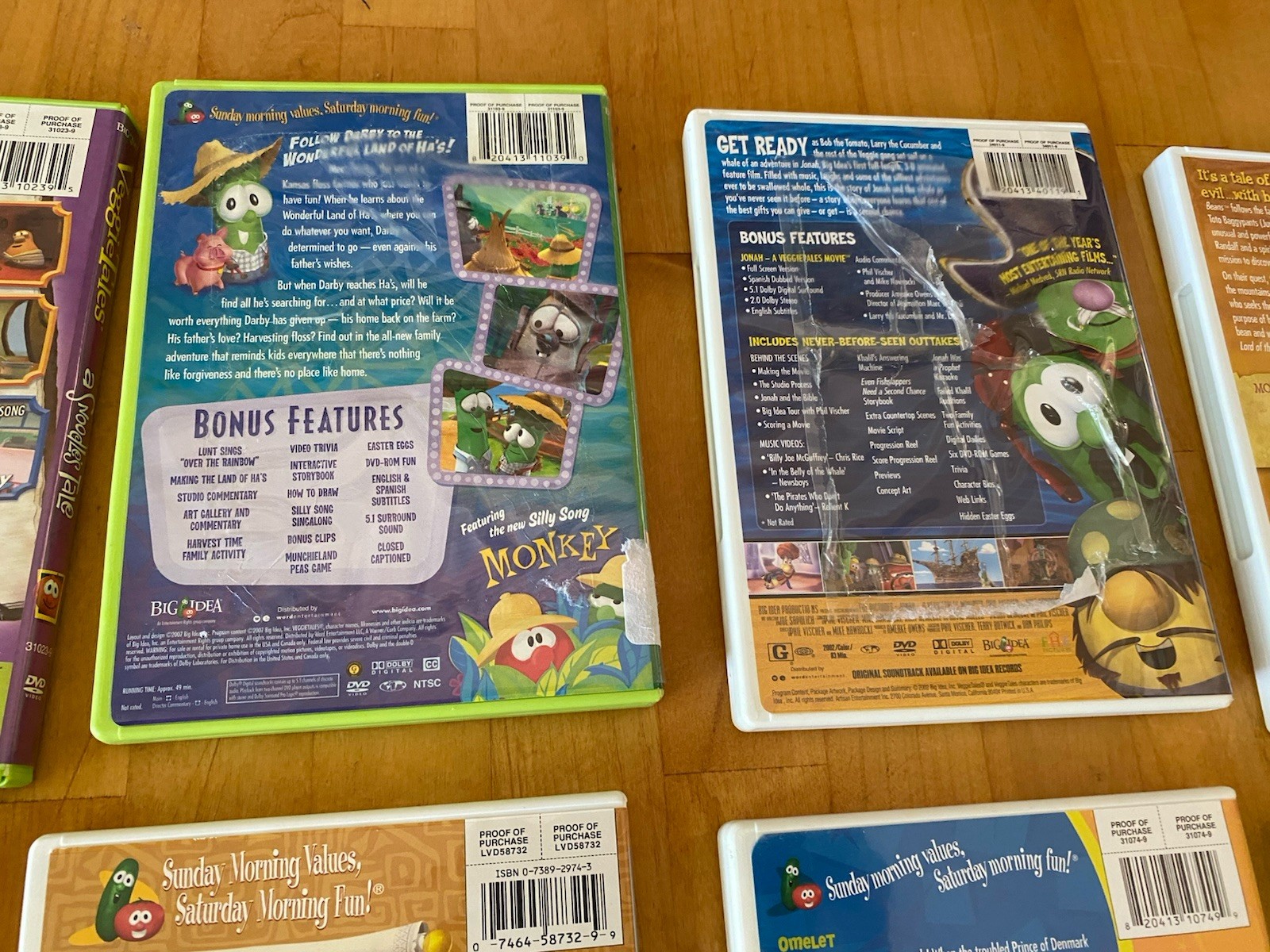 Lot of 20 Veggietales DVD Lot – Children’s Christian Bible Animated Homeschool