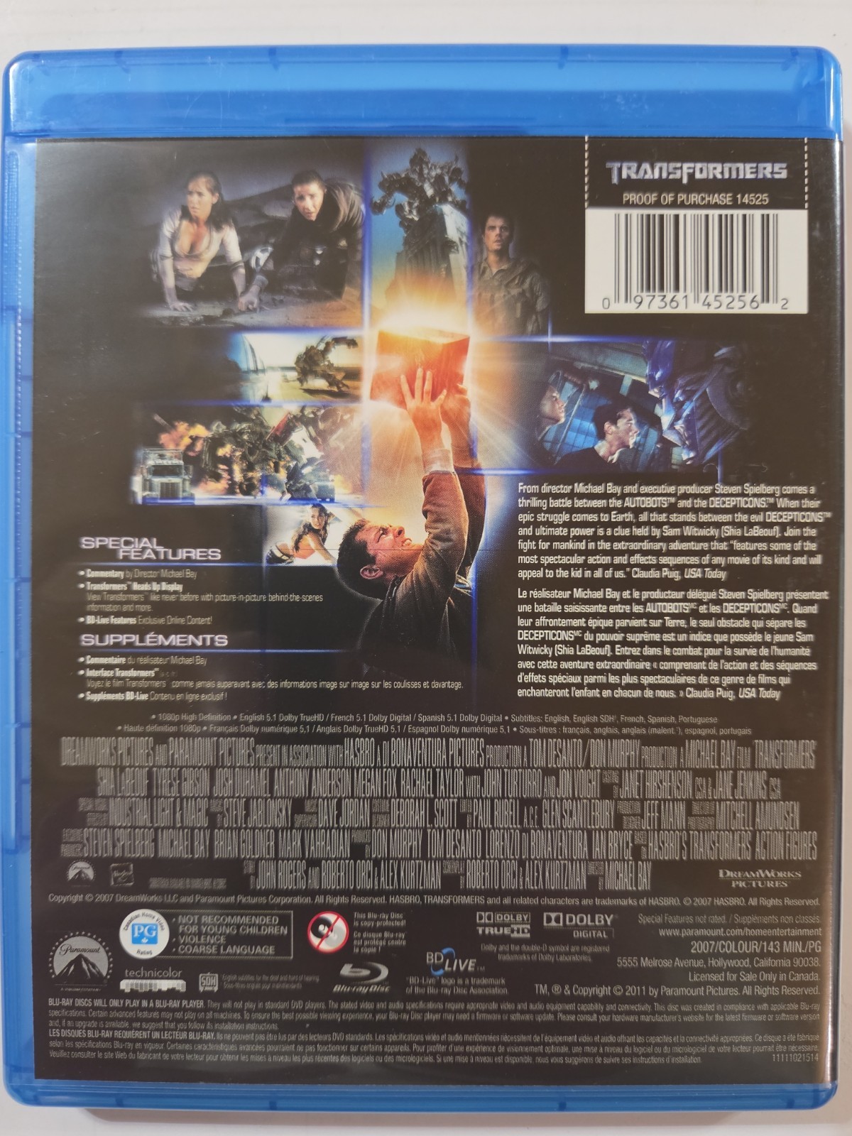 blu ray action movies lot World War Z, Transformers 1-3, Gladiator, Pacific Rim+