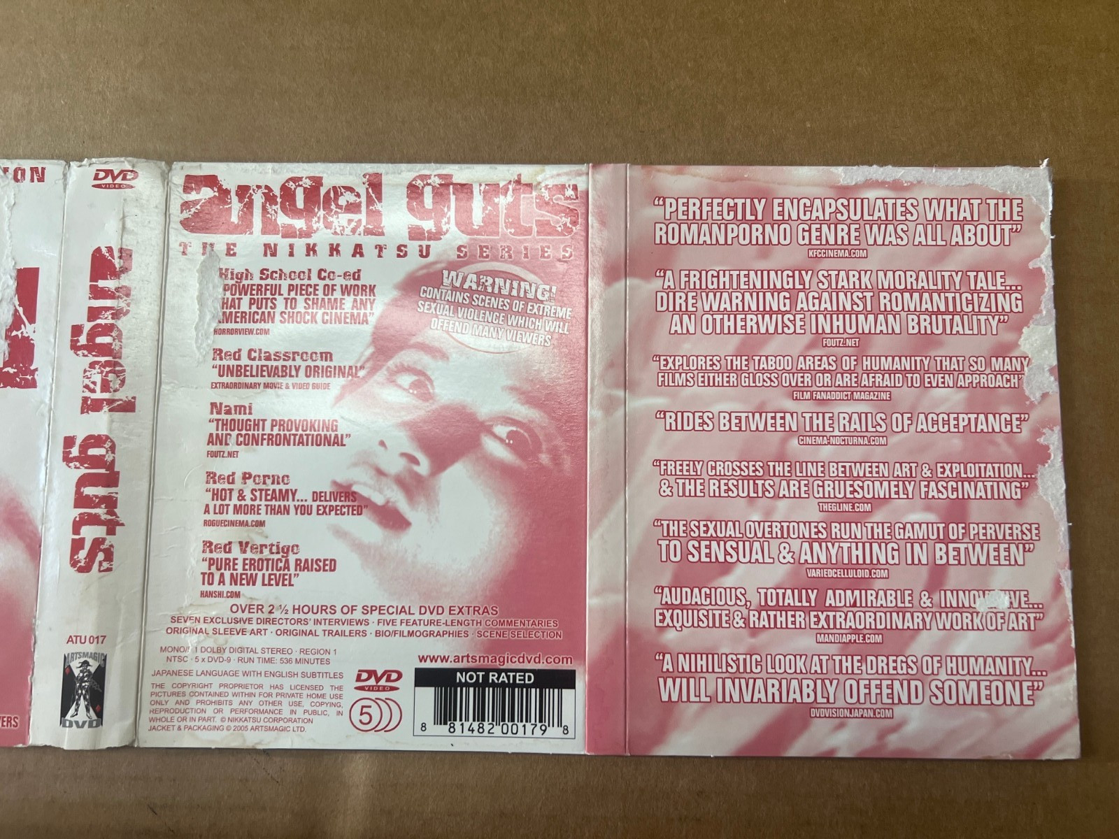 Angel Guts DVD 5-disc japanese lang with English Sub-titles – director extras