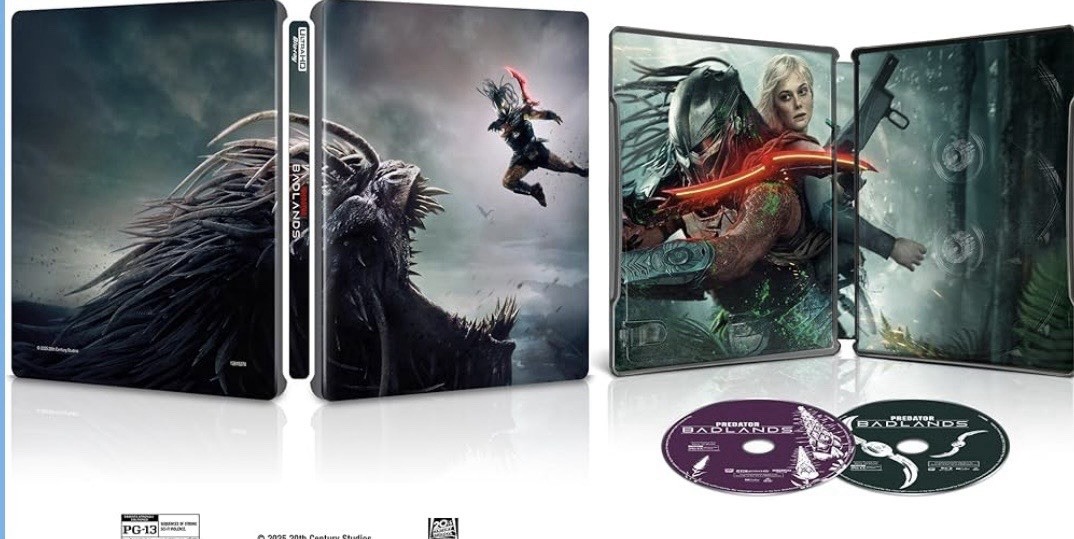 Predator: Badlands Steelbook (4K UHD + Blu-ray + Digital) BRAND NEW, SEALED