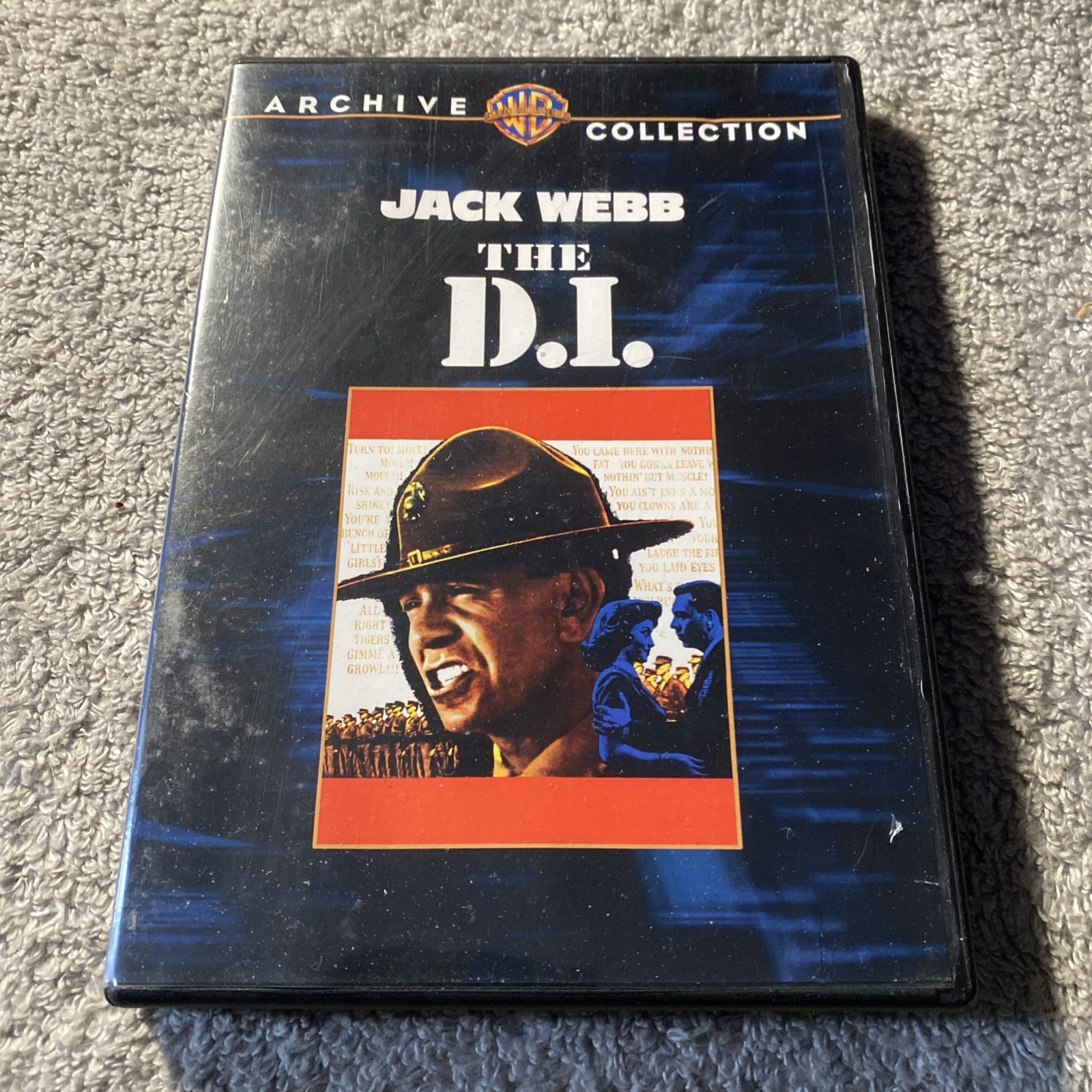 The D.I. 1957 DVD Marines JACK WEBB Platoon 194, Disc Is NMint, Free Ship D18