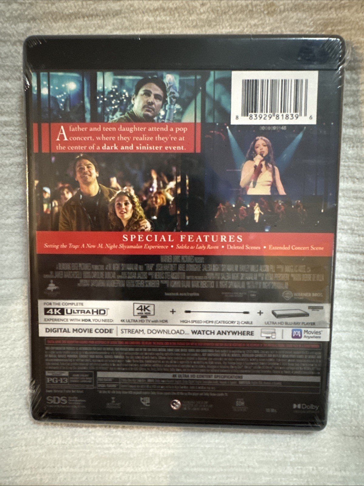 Trap 4K UHD Blu-ray NEW