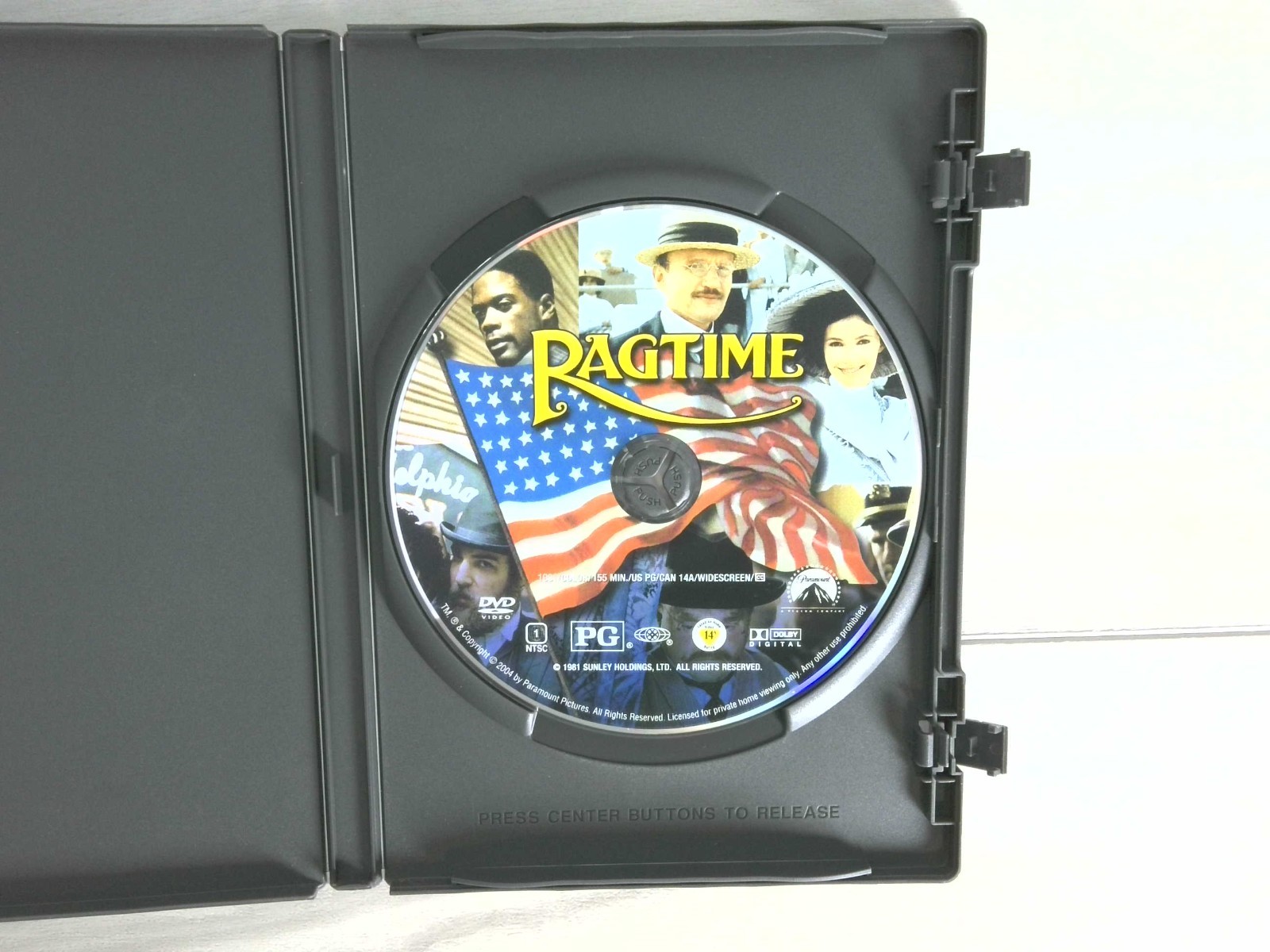 Ragtime DVD 1981 Milos Forman Widescreen James Cagney Special Features Paramount
