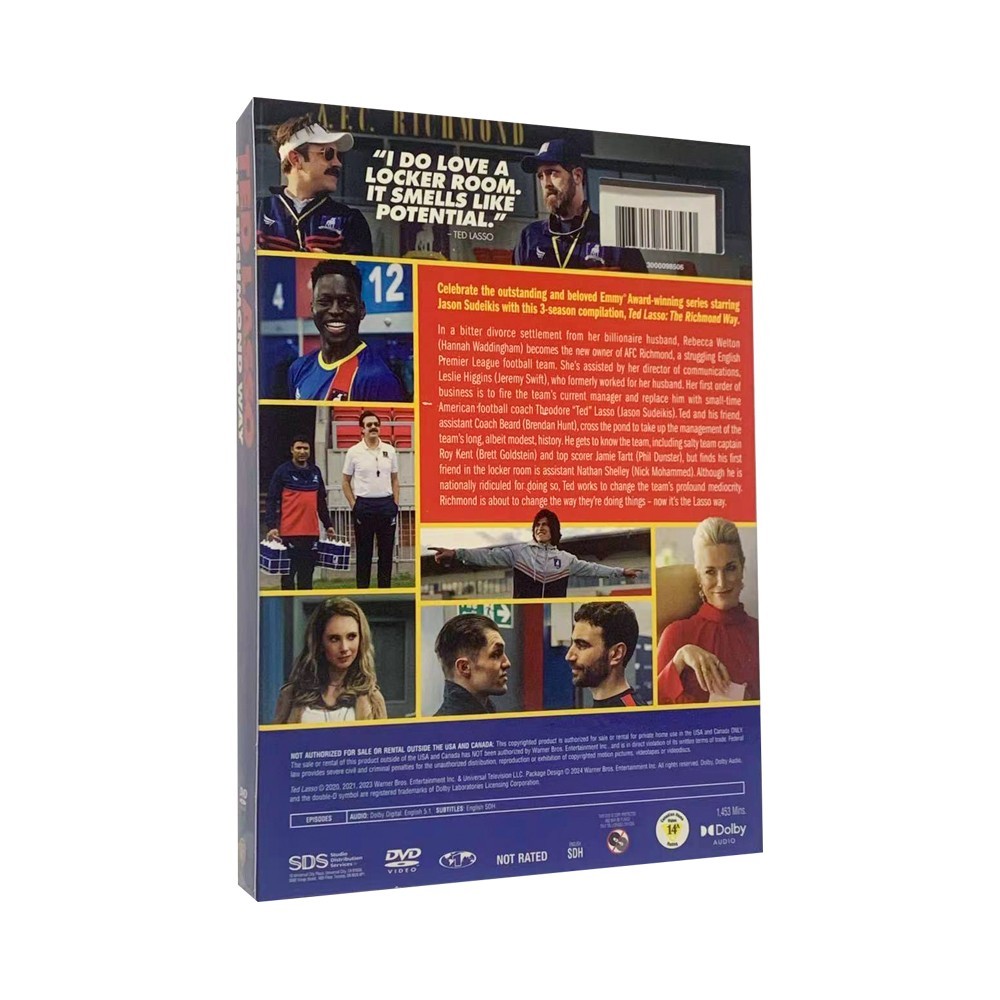 Ted Lasso: The Complete Series Seasons 1-3 DVD 7-Disc Set Brand New