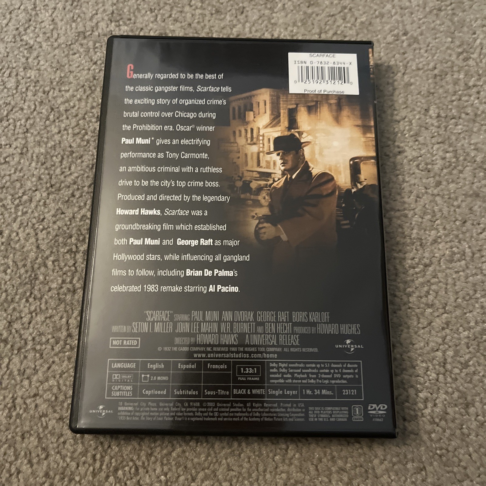 Scarface Anniversary Edition Gift Box (DVD, 2003)