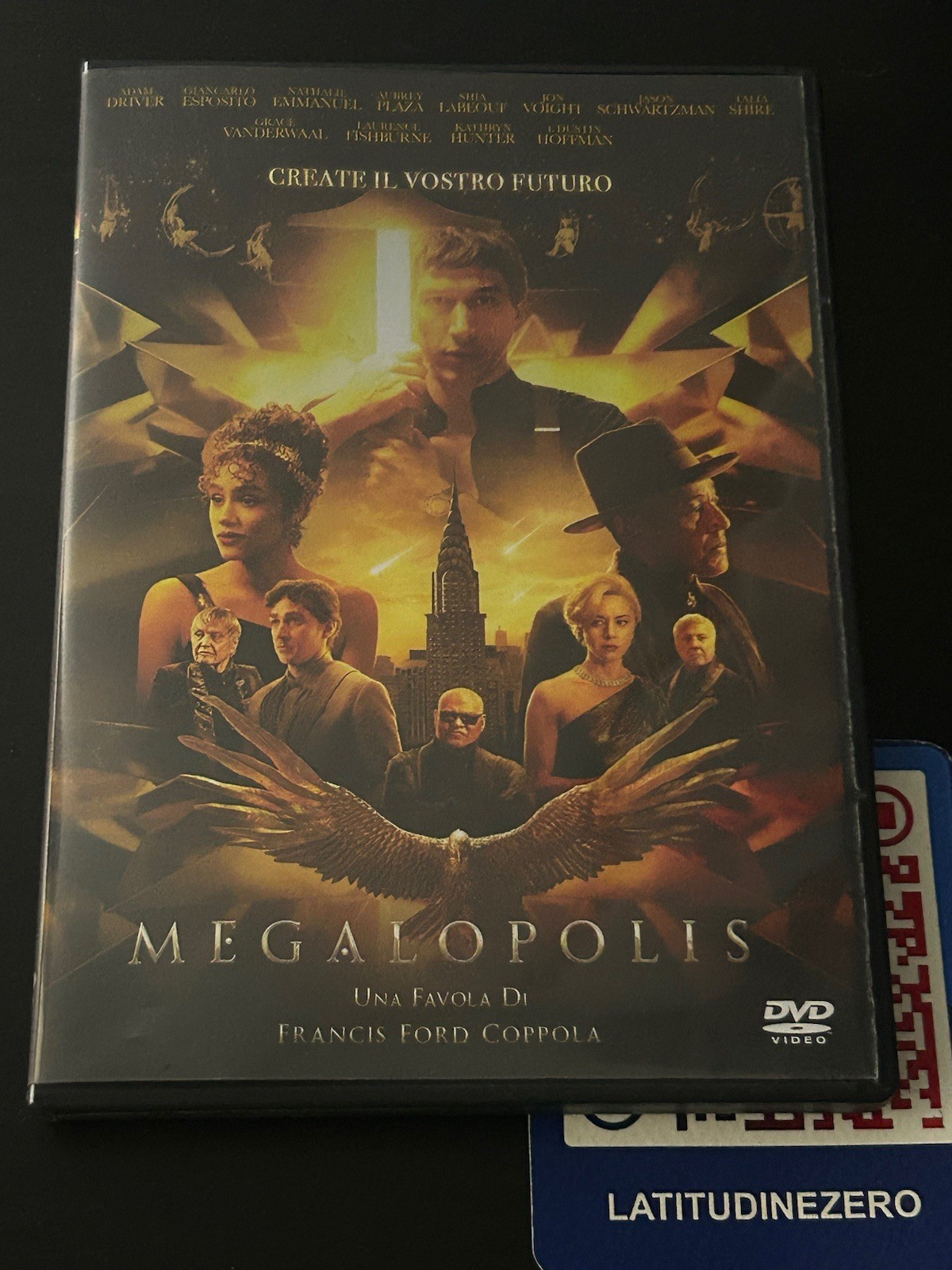 MEGALOPOLIS di Francis Fors Coppola – DVD ITA FILM in italiano