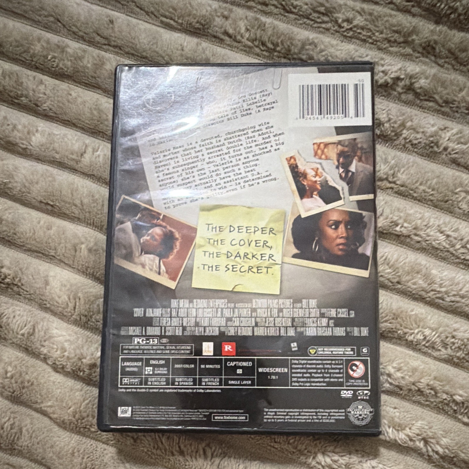 Cover DVD (2007) PG-13 Thriller Widescreen Captioned Bill Duke 98 Min Tall Case